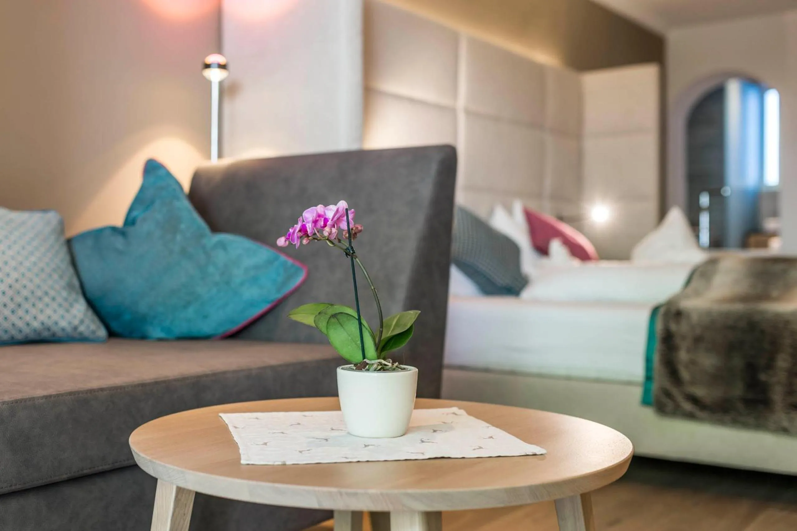 Photo of the whole room, Bed in Stroblhof Active Family Spa Resort