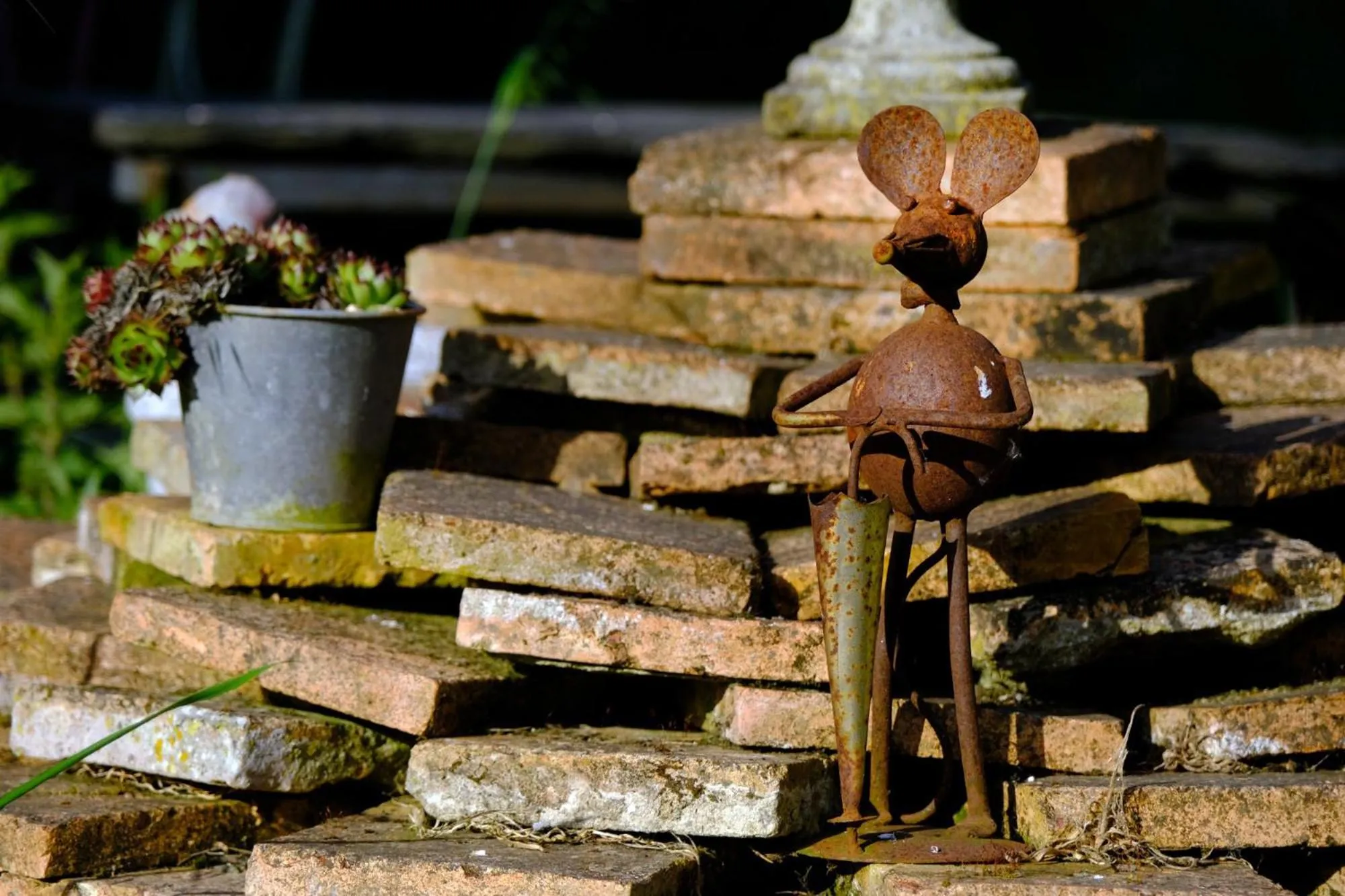 Garden view in Loge & Broc