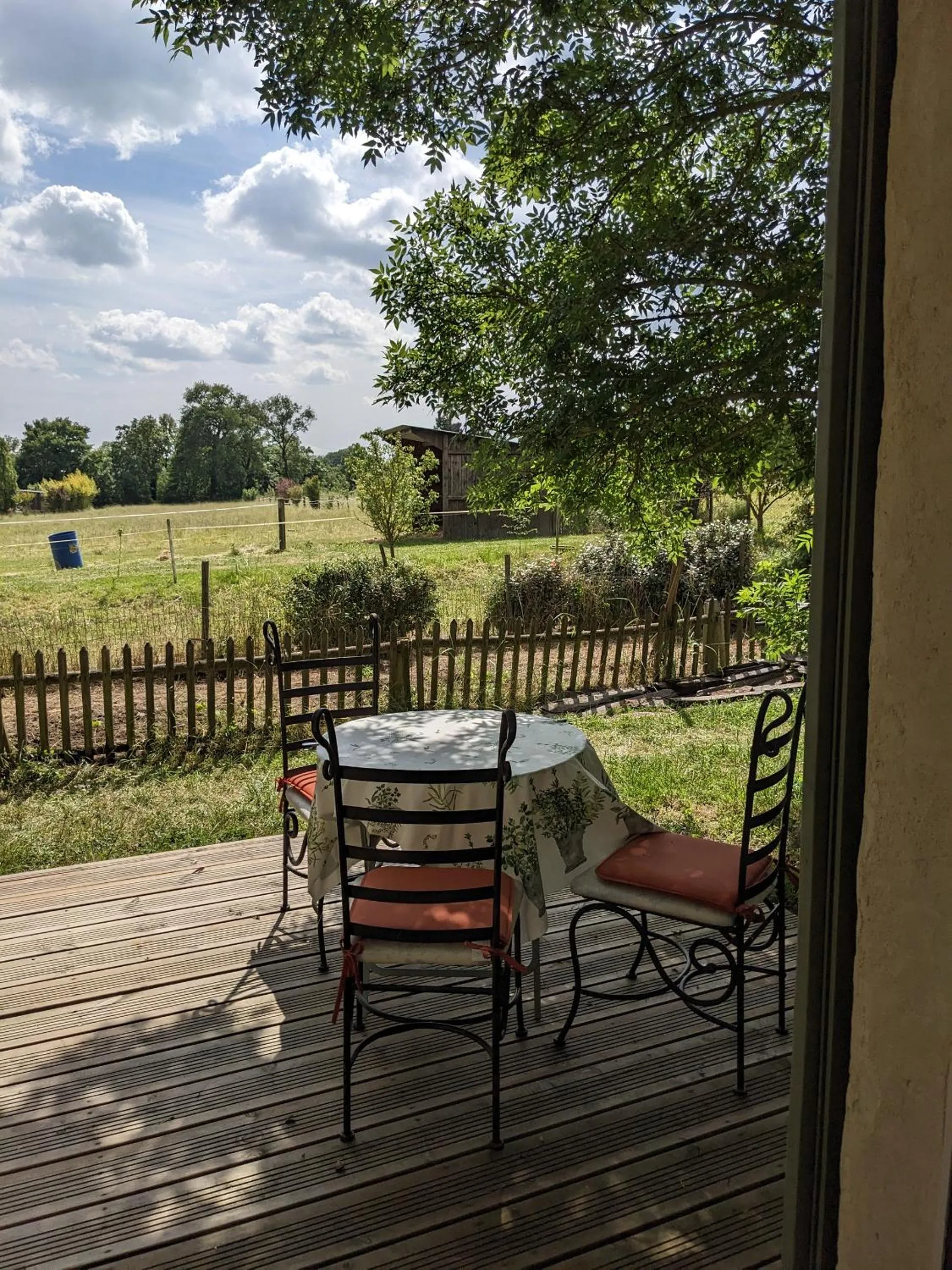 Patio in Loge & Broc