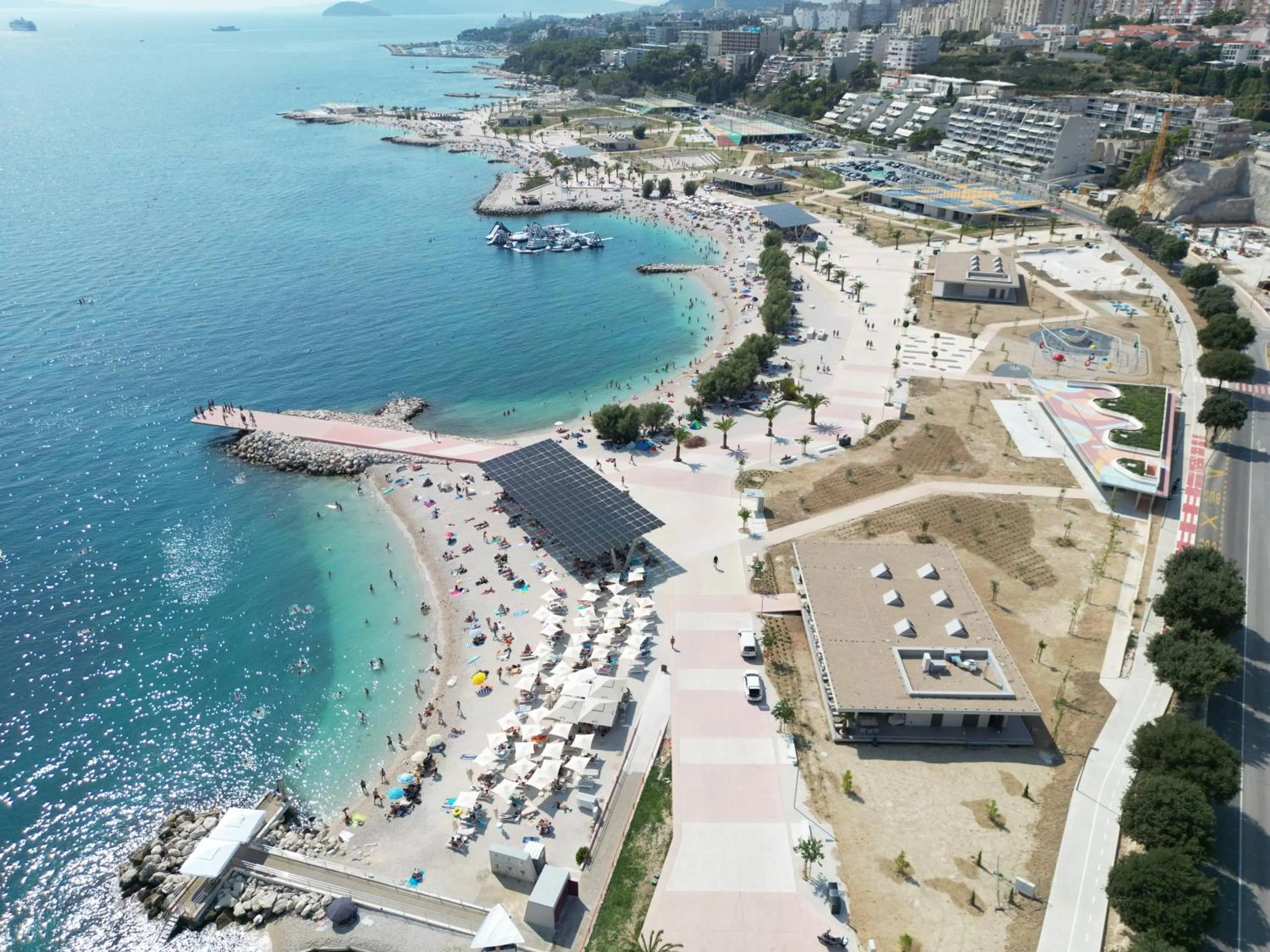 Beach in Seaside Apartments, Znjan Beach