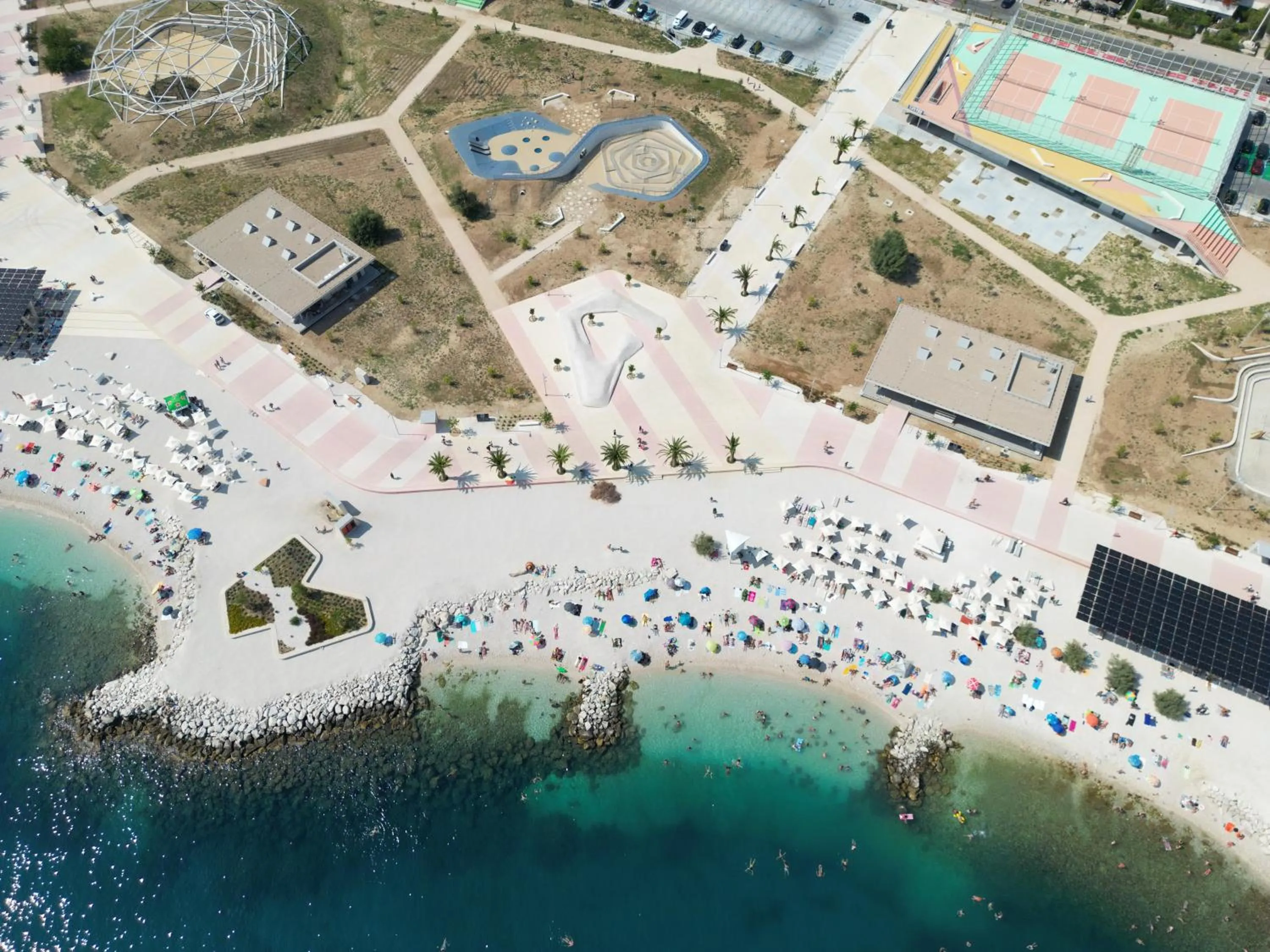 Beach in Seaside Apartments, Znjan Beach