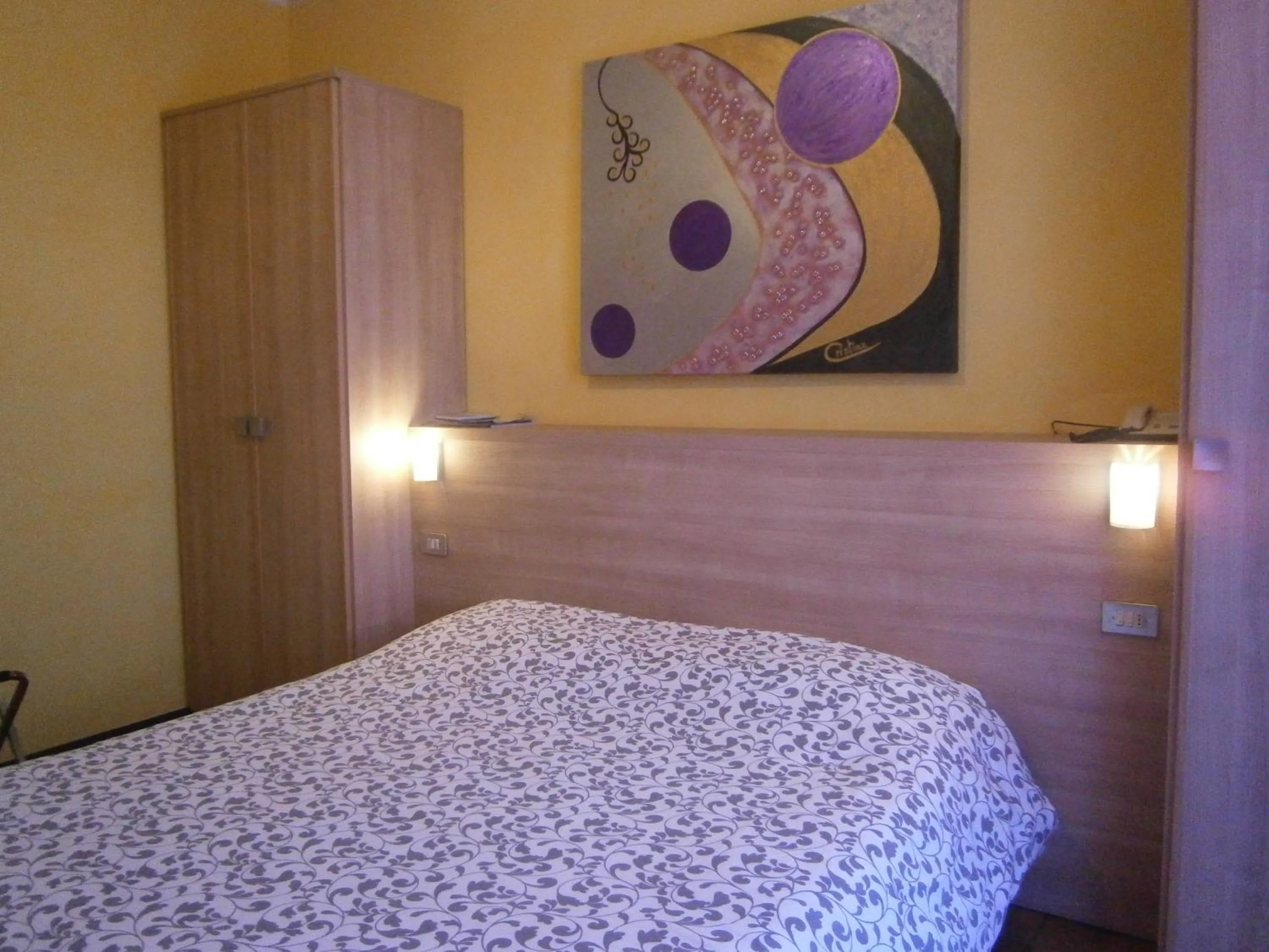 Bedroom, Bed in Hotel Chiara