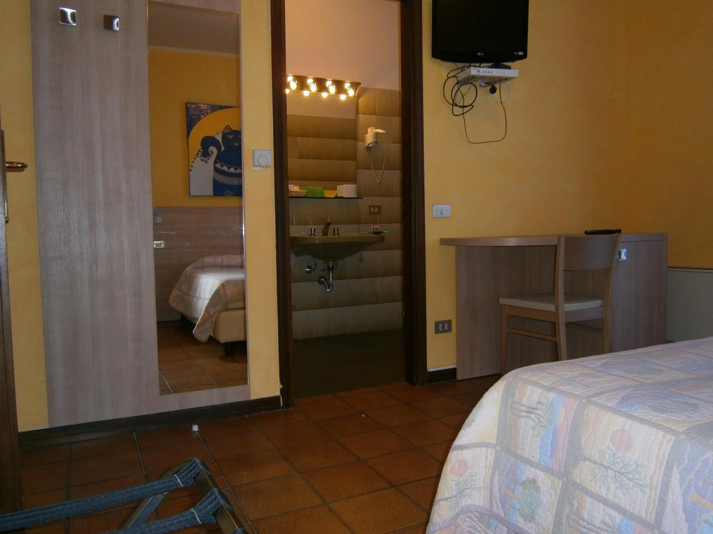 Decorative detail, Bed in Hotel Chiara