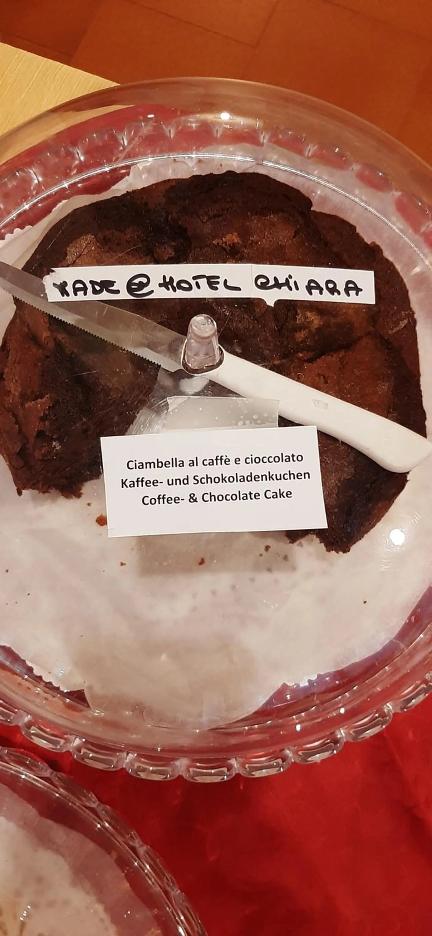 Breakfast in Hotel Chiara