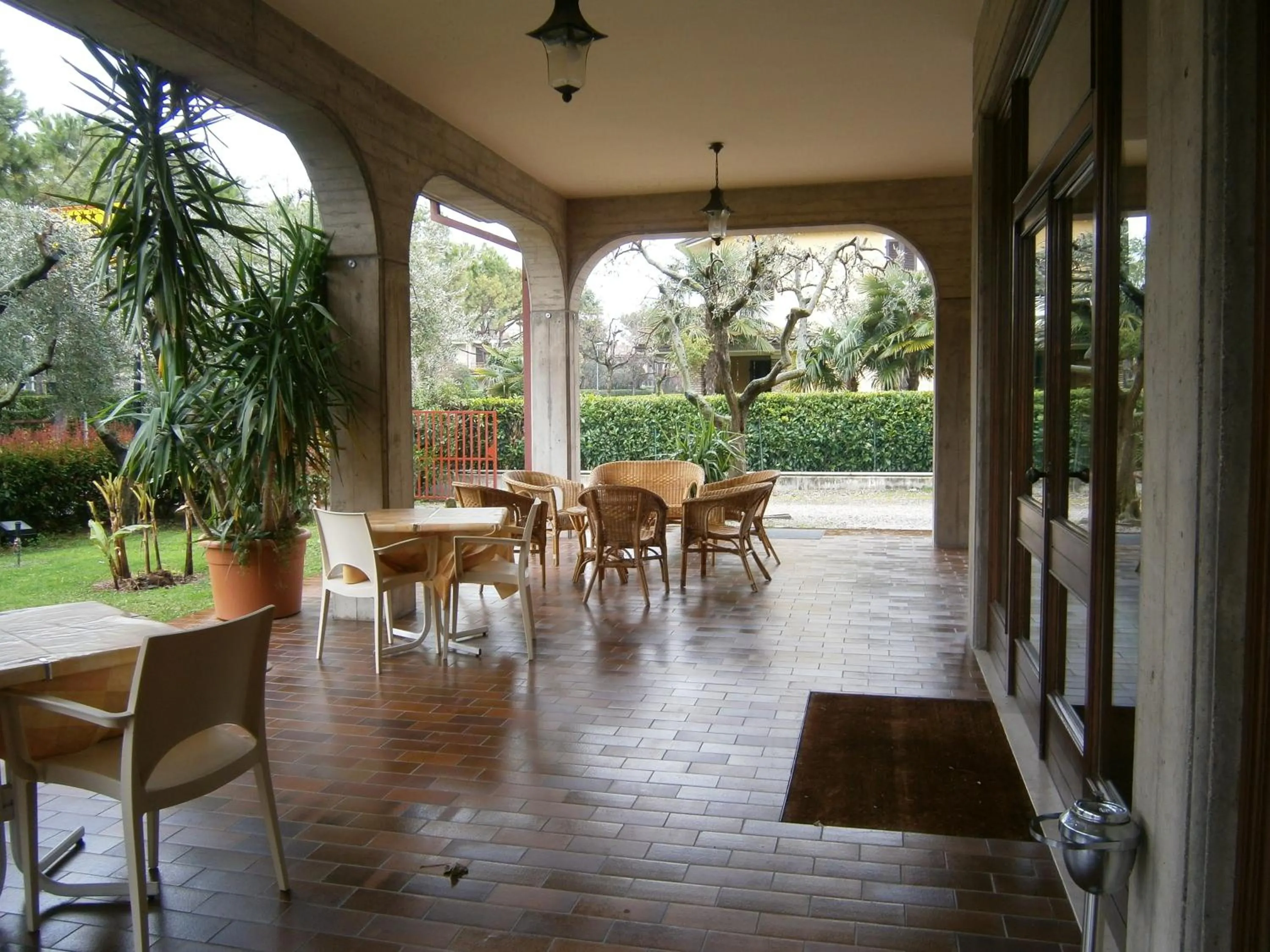 Patio in Hotel Chiara