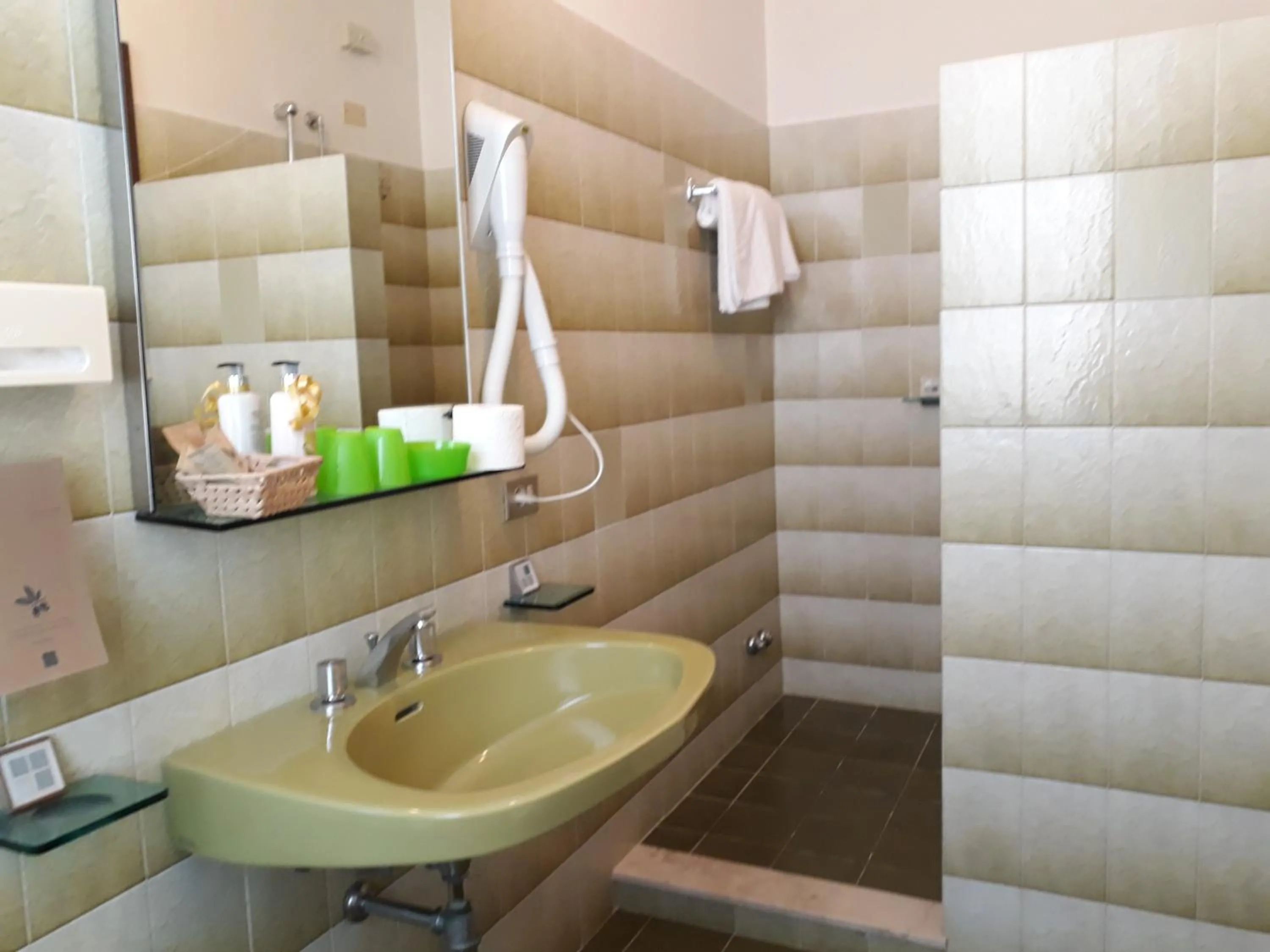 Shower in Hotel Chiara
