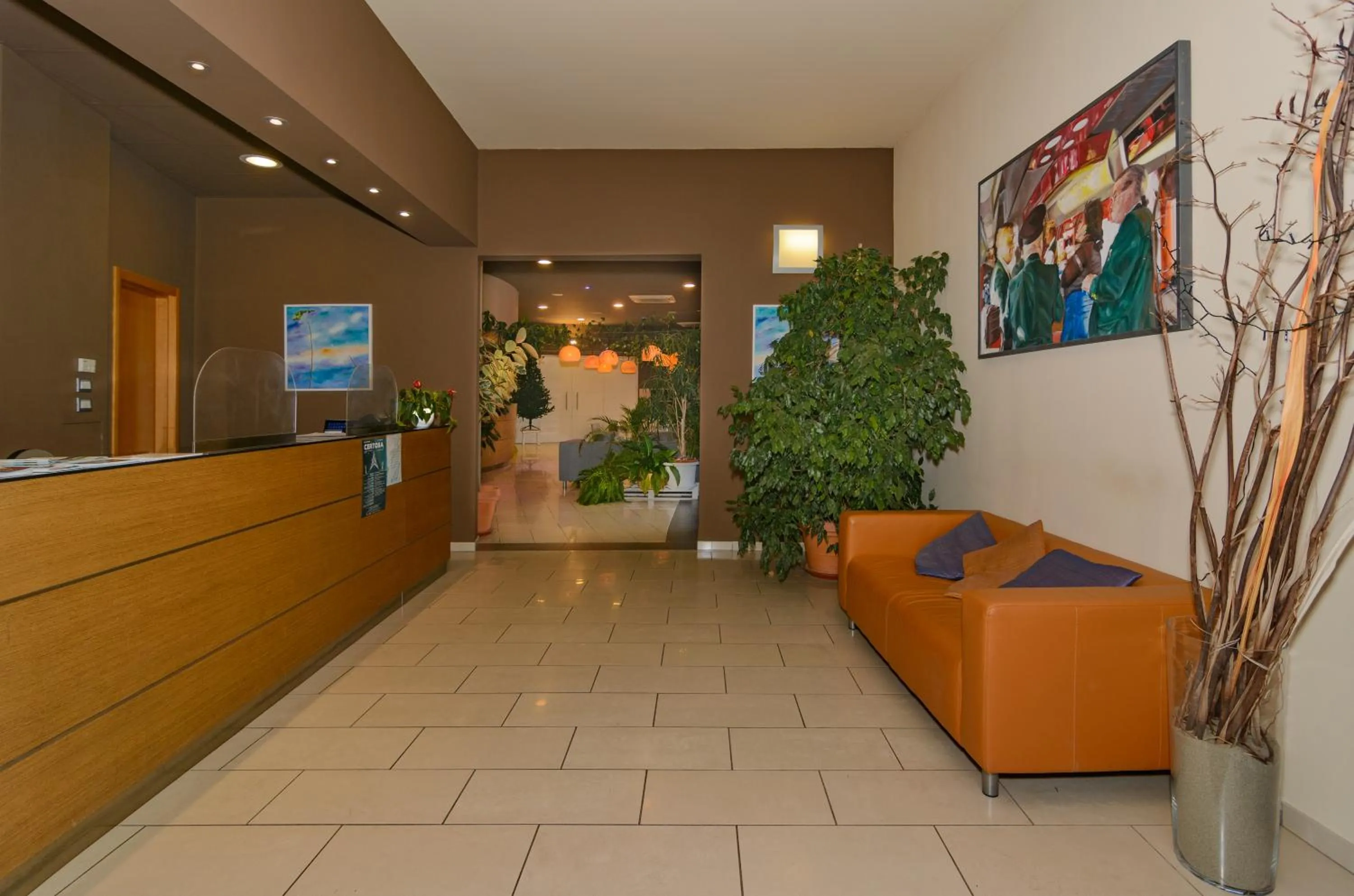 Lobby or reception in Residence San Rossore