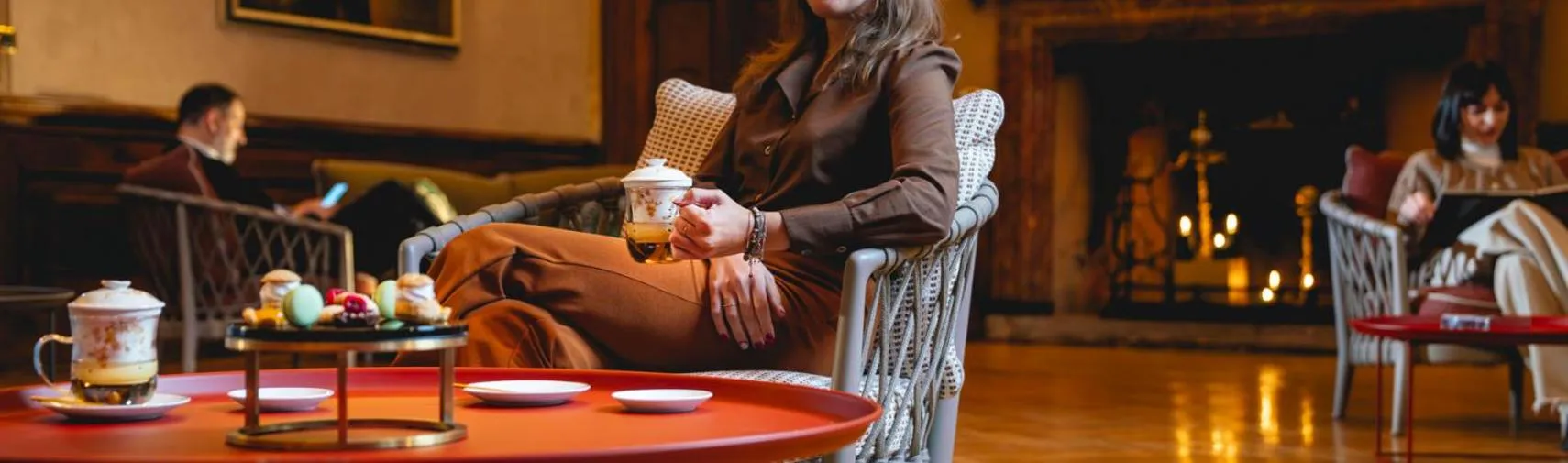 Seating area in Il Castello Di San Gaudenzio