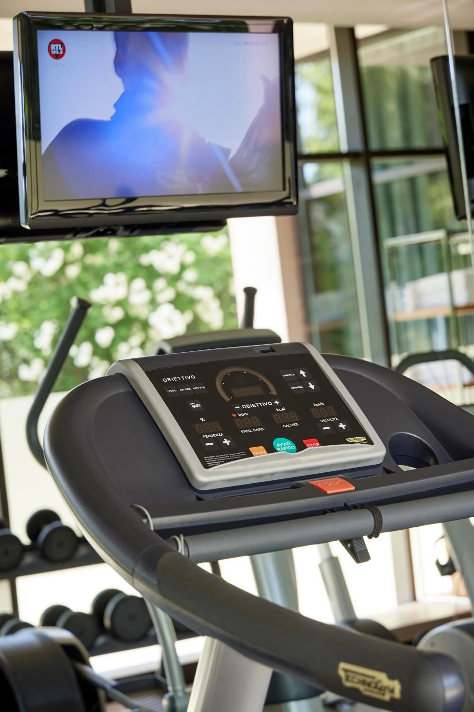 Fitness centre/facilities in Blu Hotel Brixia
