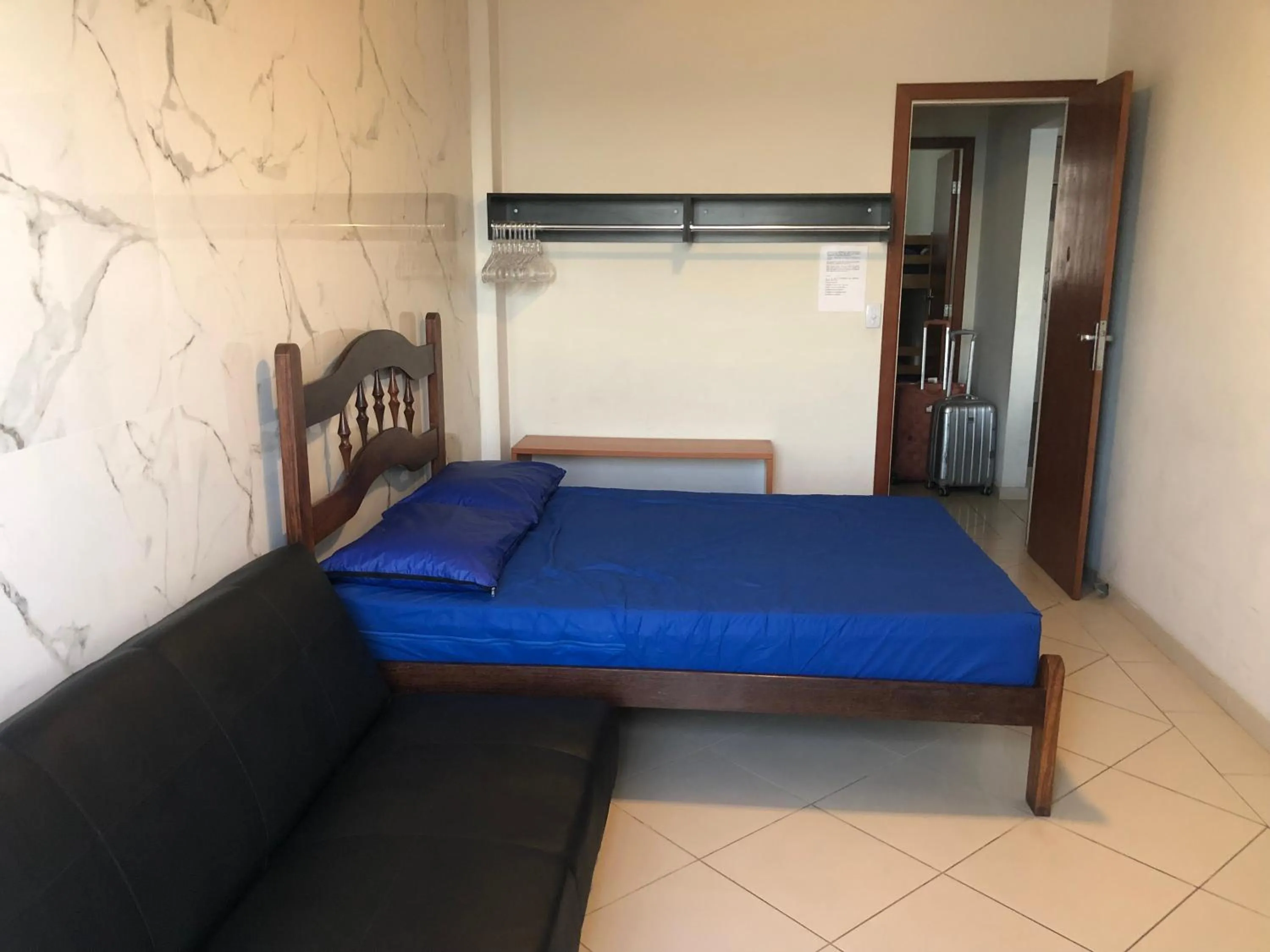 Bed in Apartamento Guarapari Luxo Frente para o Mar