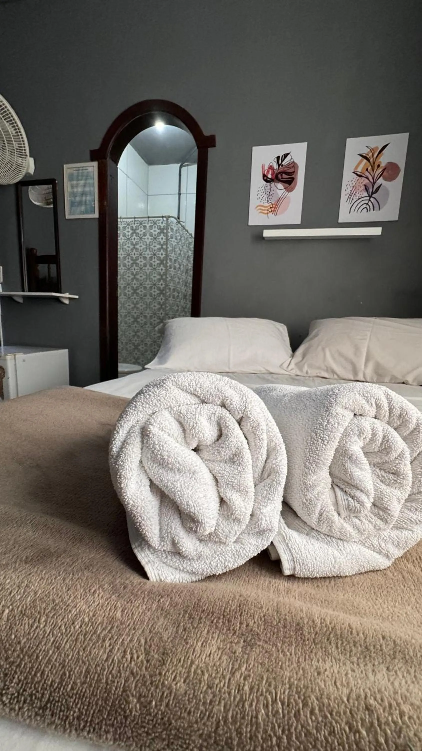 Bed in Pousada My House Cabo Frio