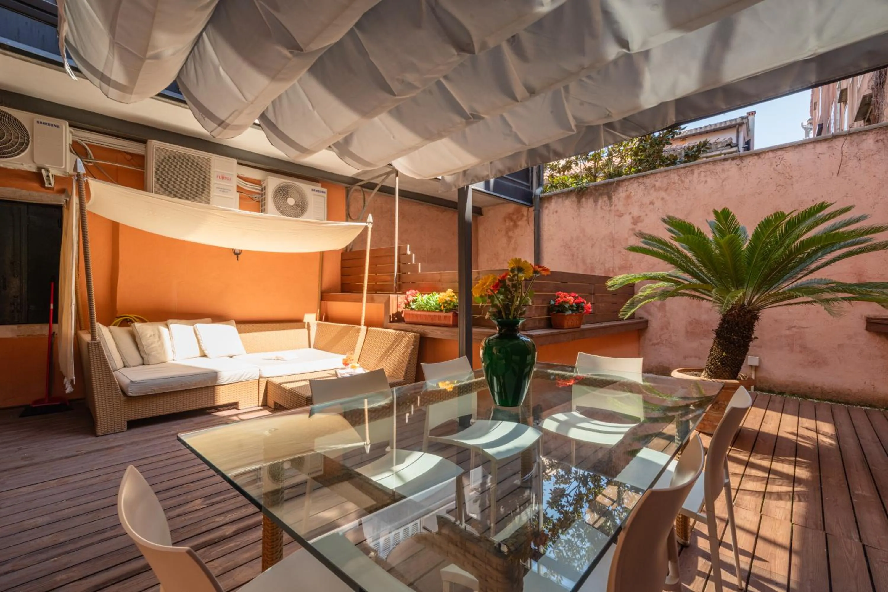 Patio in Palazzo Paruta & Wellness Suites