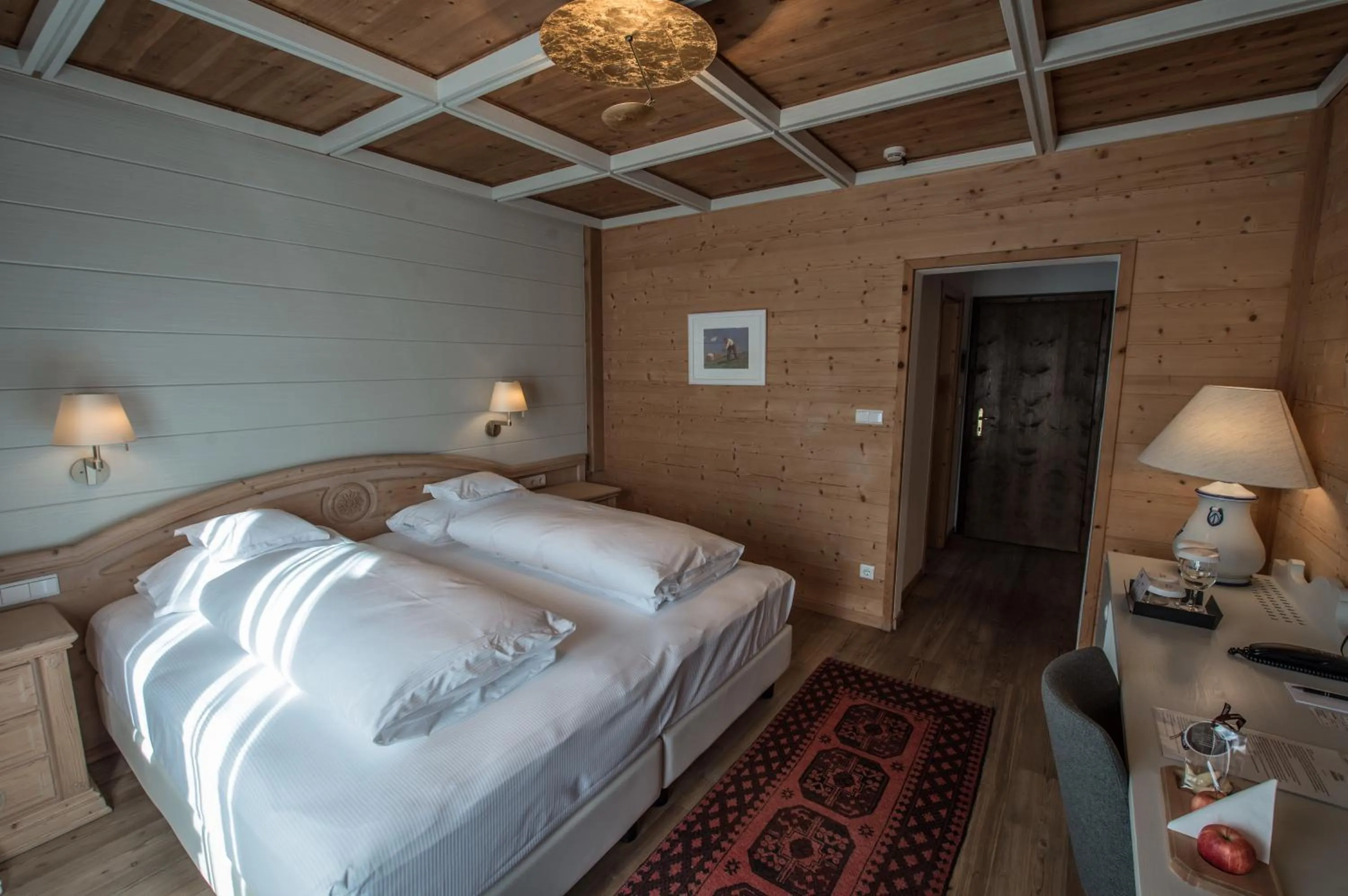 Photo of the whole room, Bed in Hotel Ciasa Salares