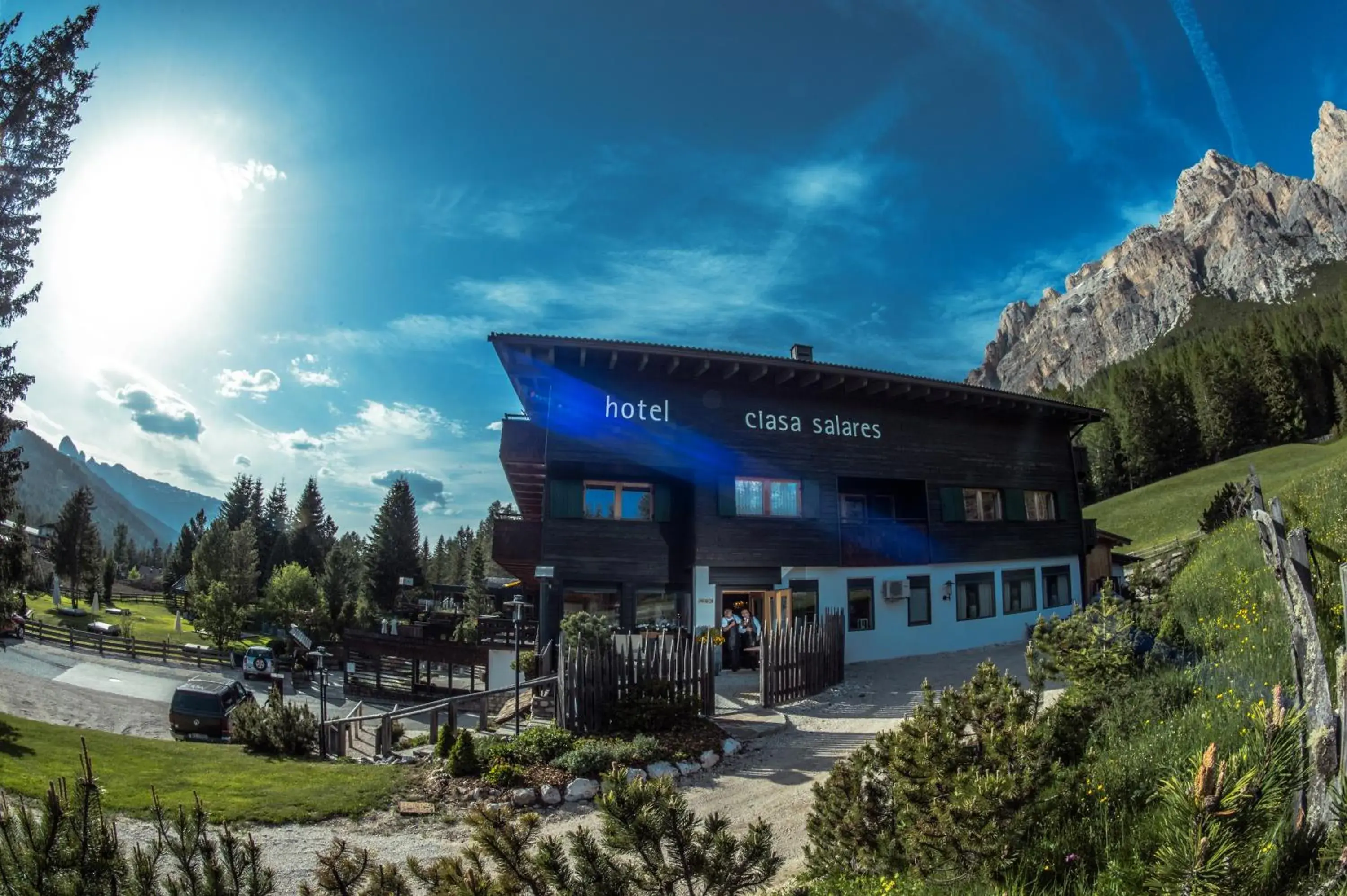 Property building in Hotel Ciasa Salares Property building in Hotel Ciasa Salares