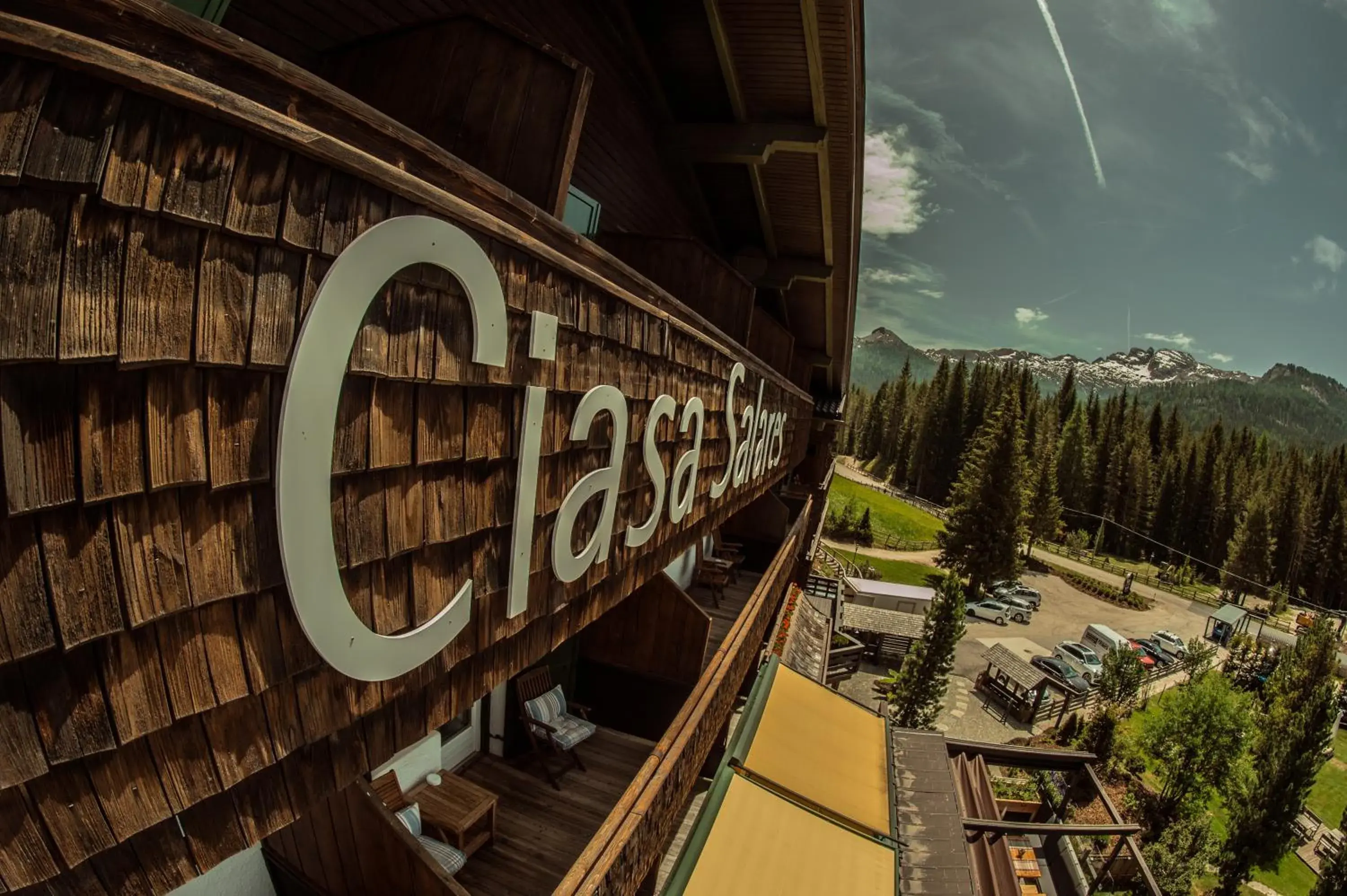 Property building in Hotel Ciasa Salares Property building in Hotel Ciasa Salares