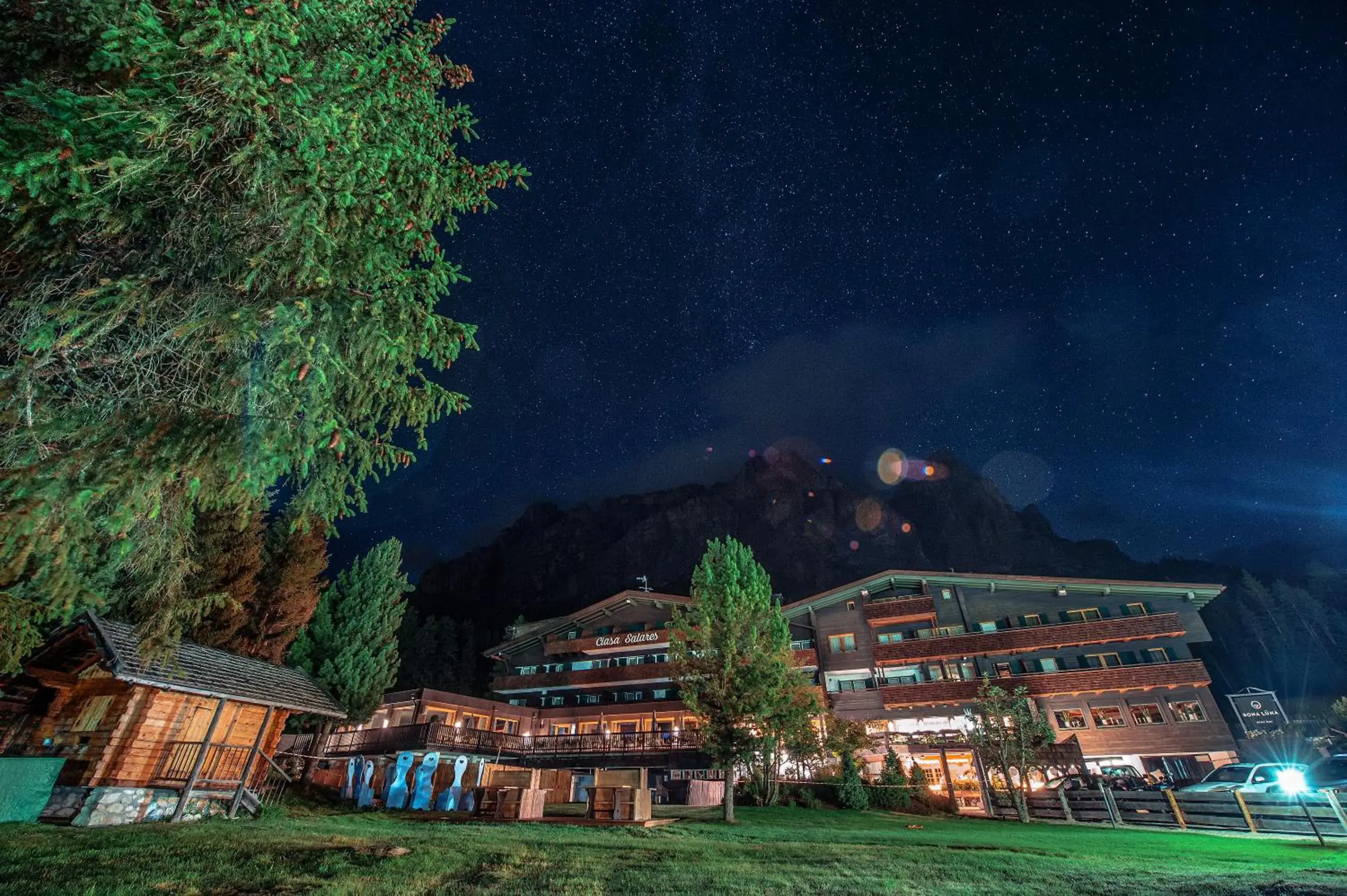 Property building in Hotel Ciasa Salares Property building in Hotel Ciasa Salares