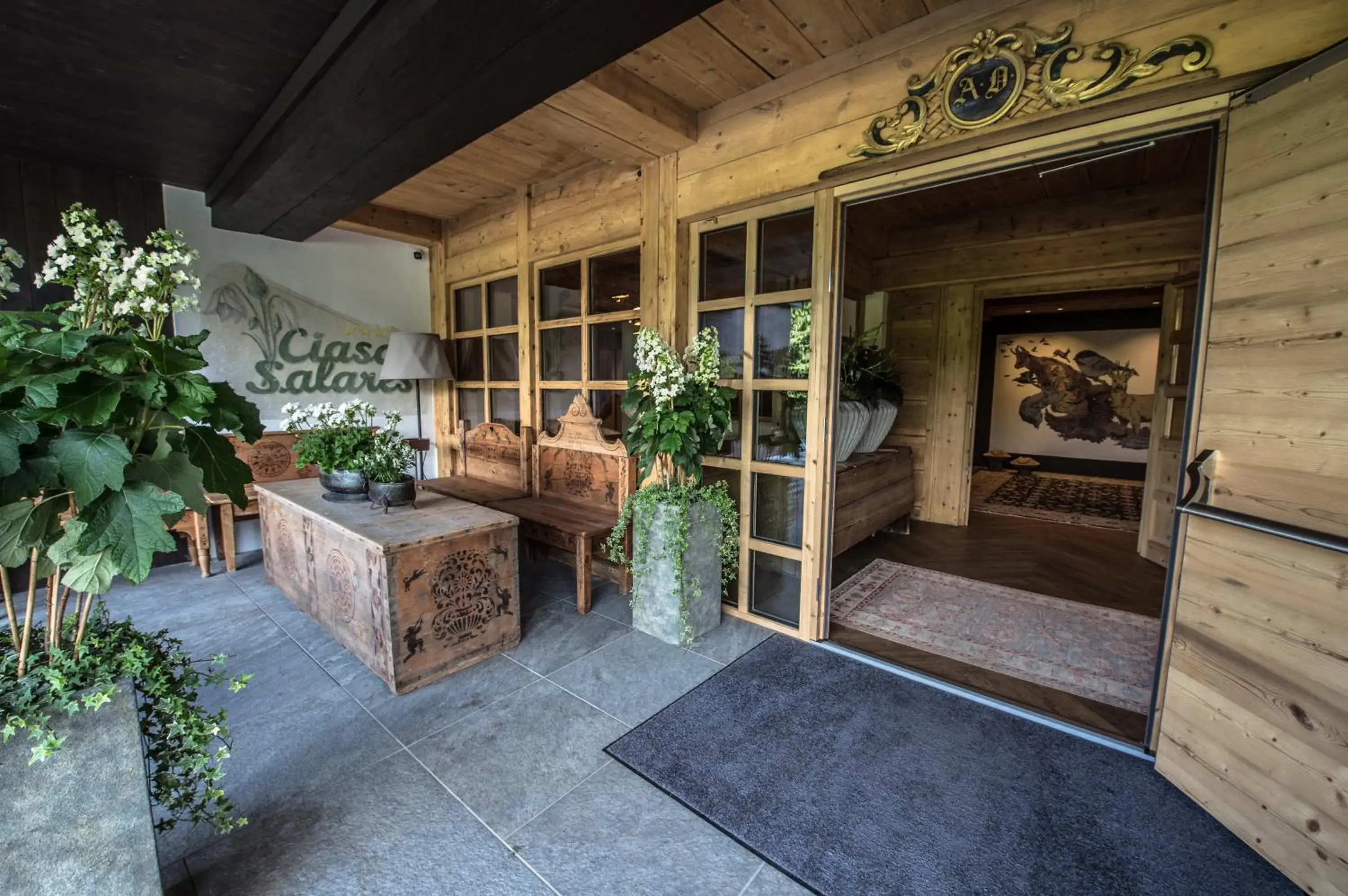 Facade/entrance in Hotel Ciasa Salares Facade/entrance in Hotel Ciasa Salares