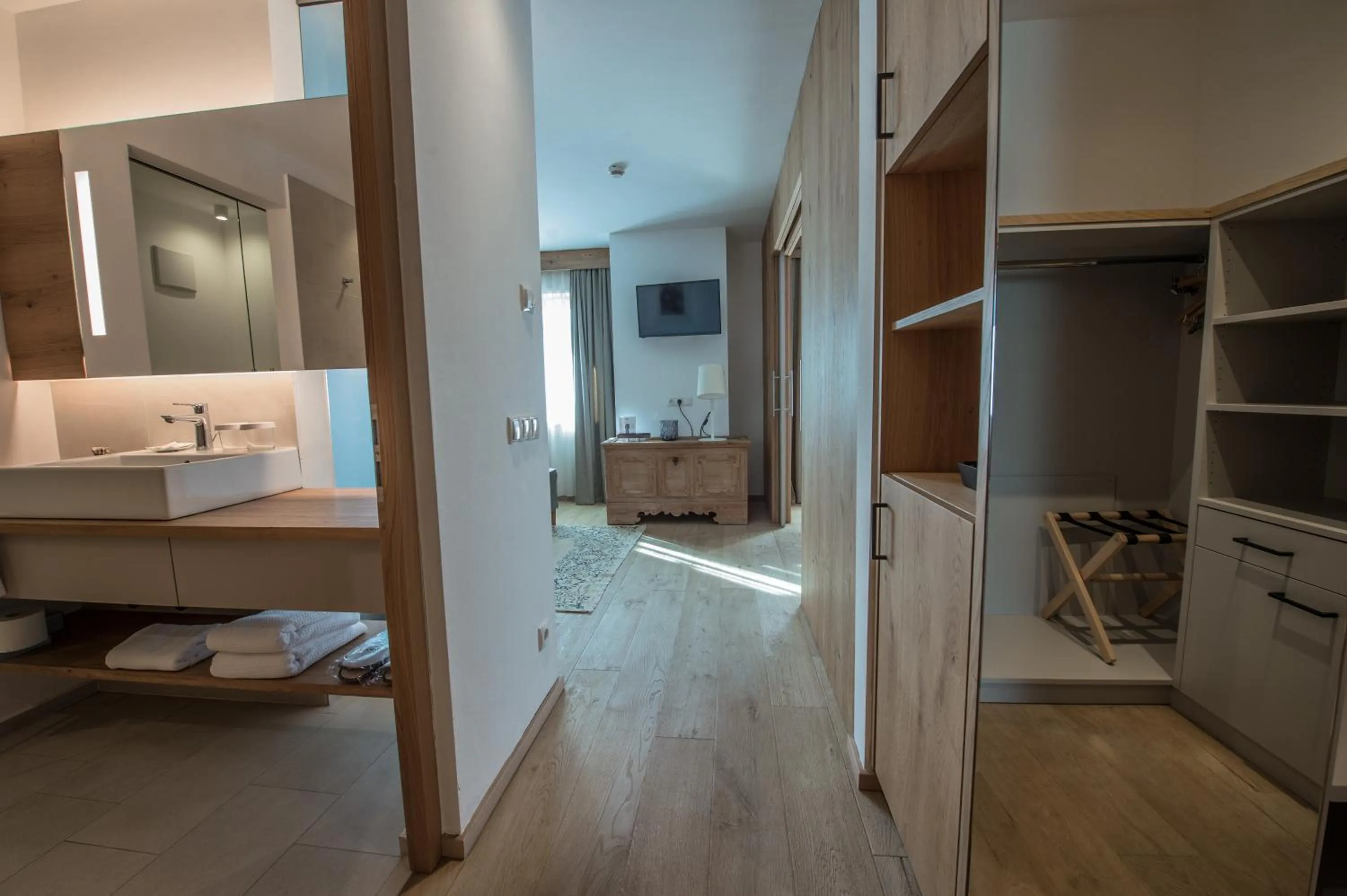 wardrobe in Hotel Ciasa Salares