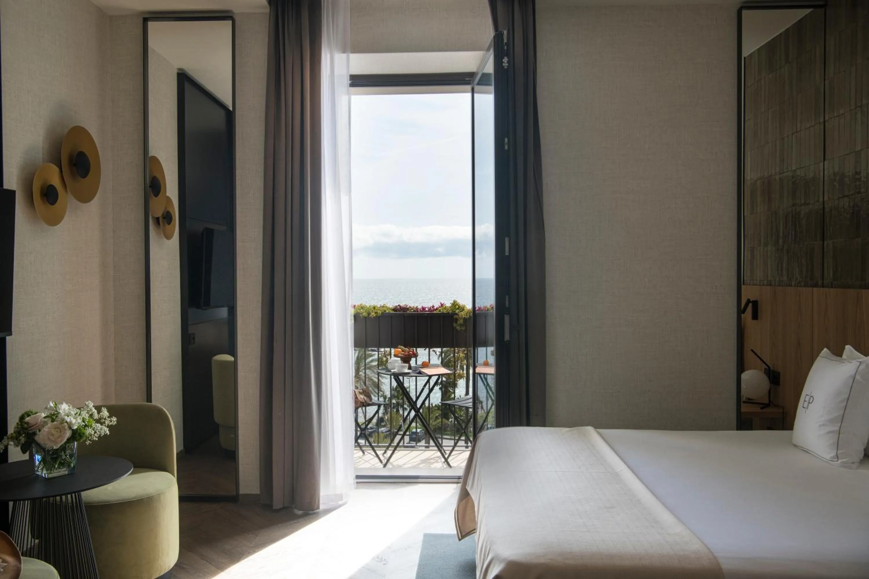 Bed in Europa Palace