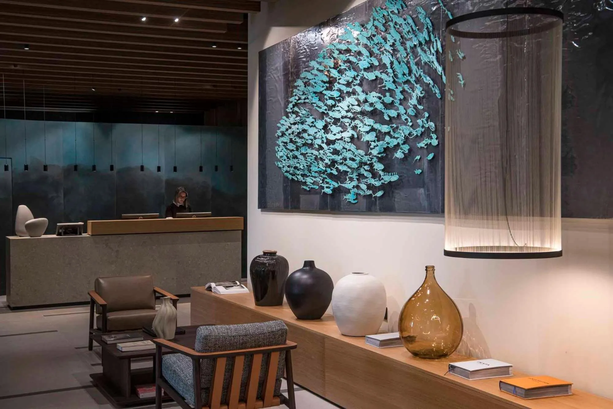 Seating area in Europa Palace