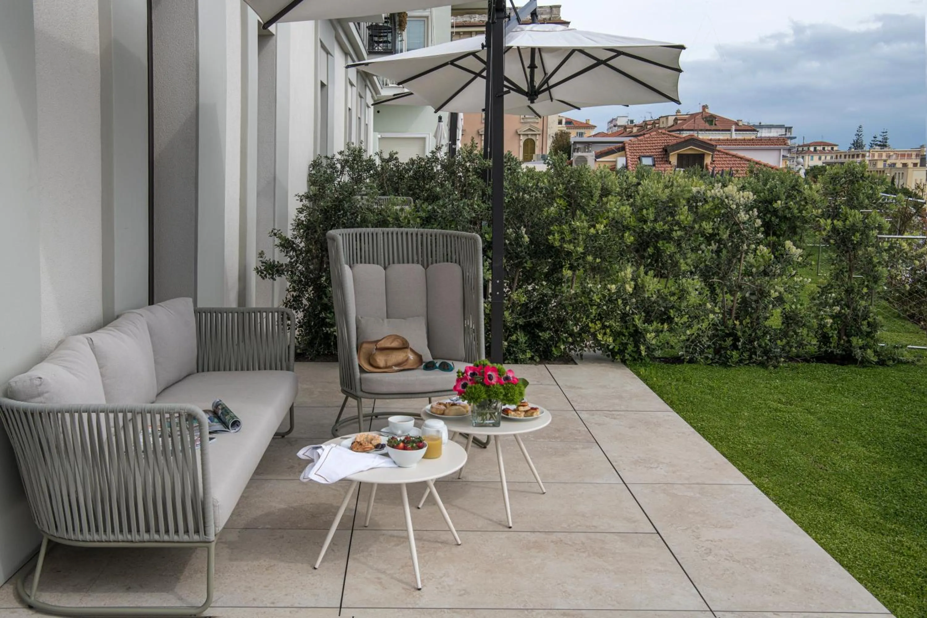 Garden in Europa Palace