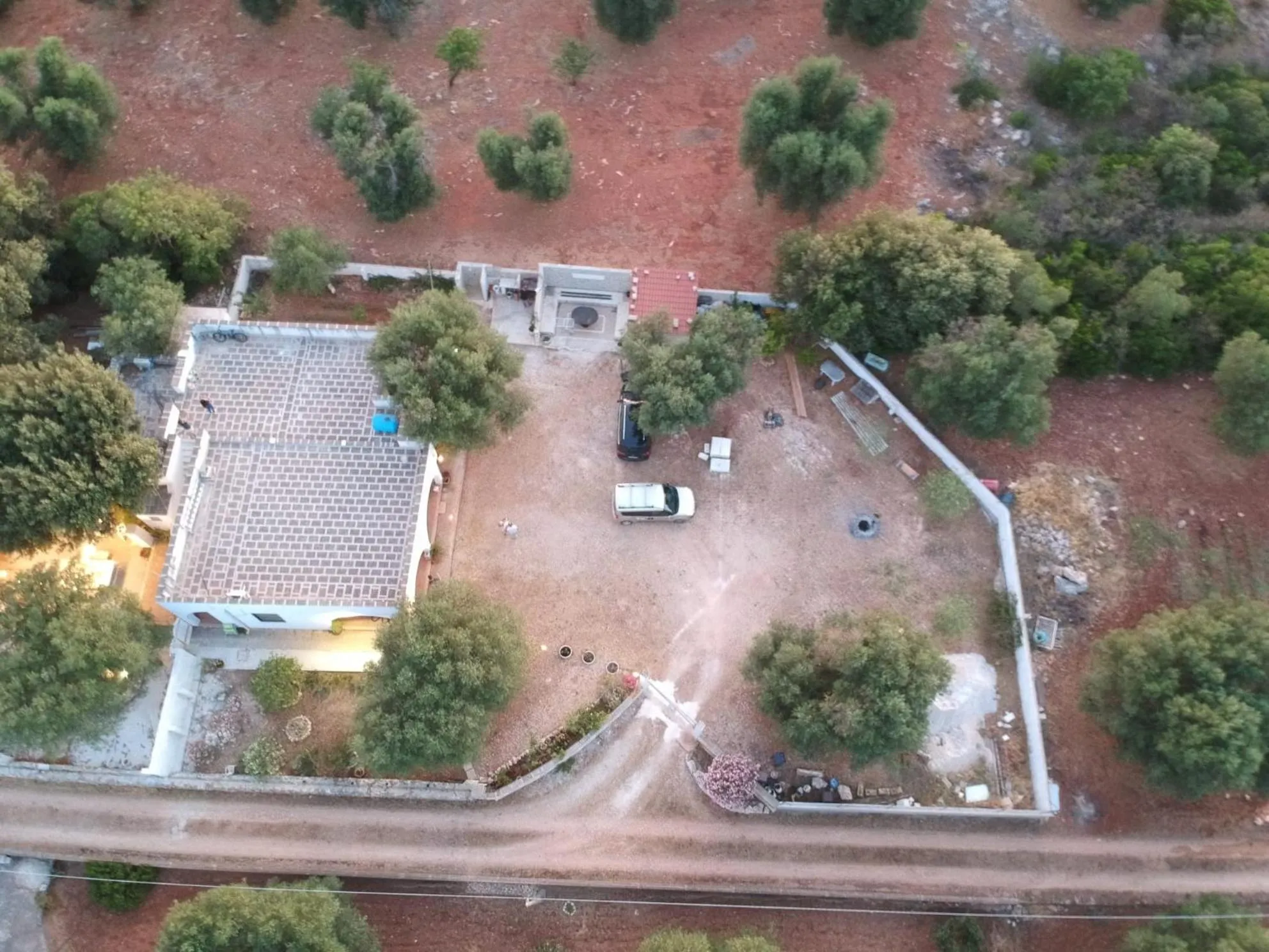 Bird's eye view in Trullo Alessandro e Villa Raffaela