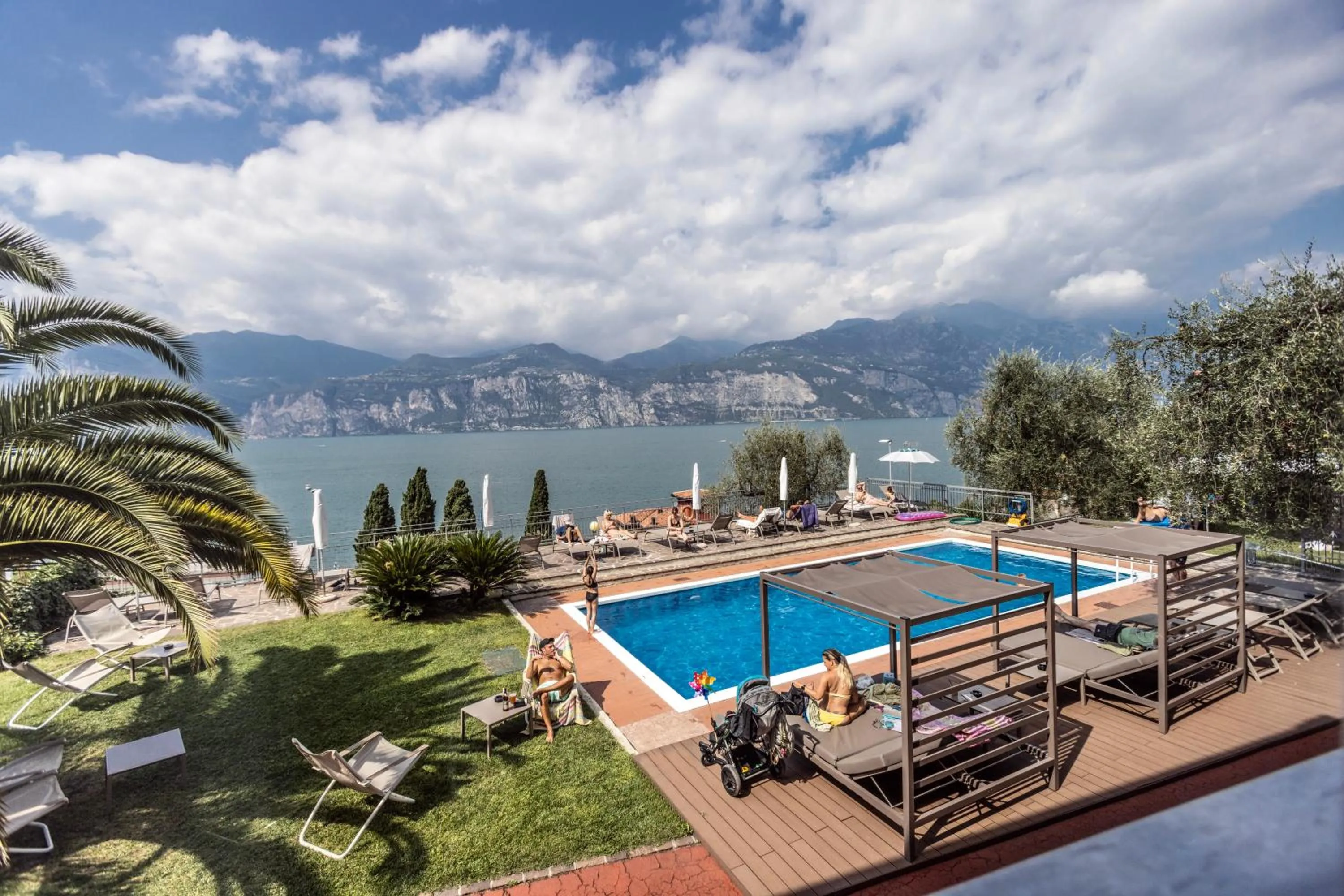 Lake view in Hotel Capri