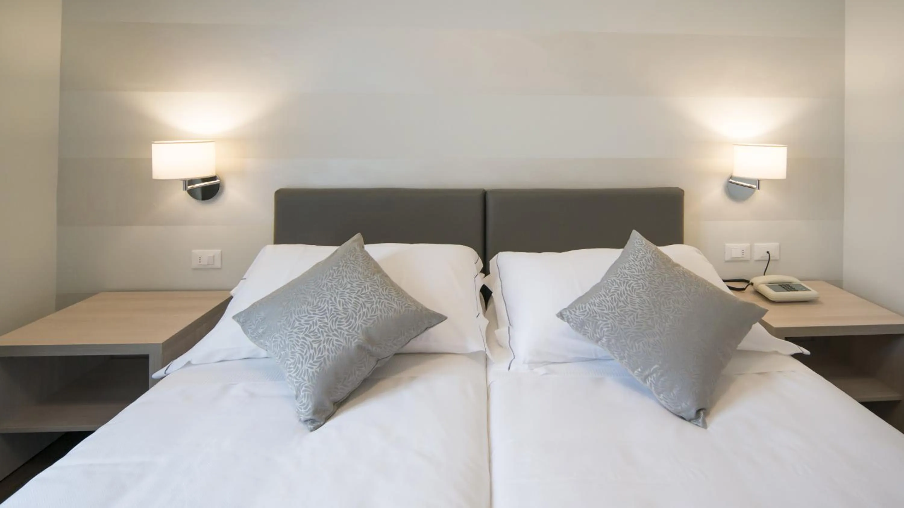 Decorative detail, Bed in Hotel Eden Garda