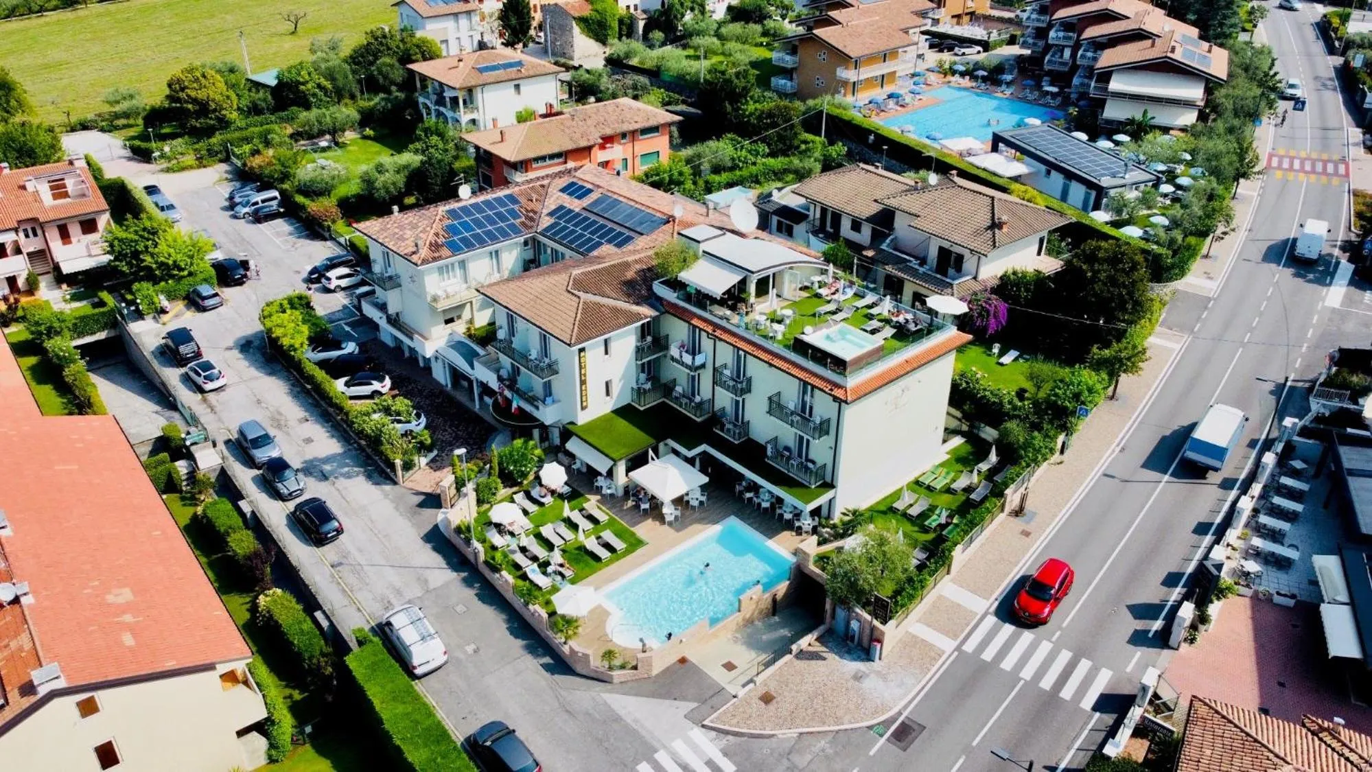 Bird's eye view in Hotel Eden Garda