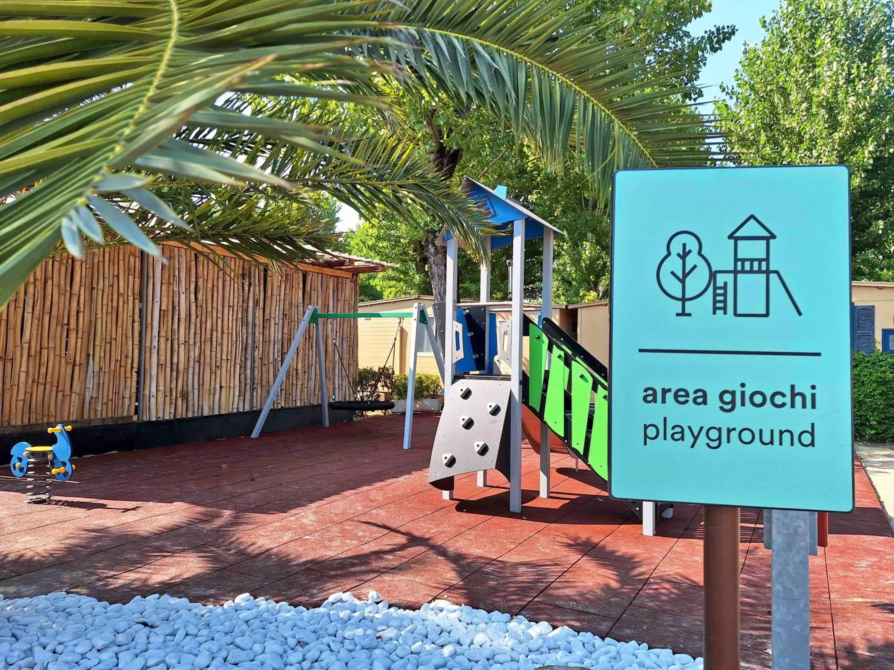 Children play ground in hu Venezia Camping in Town