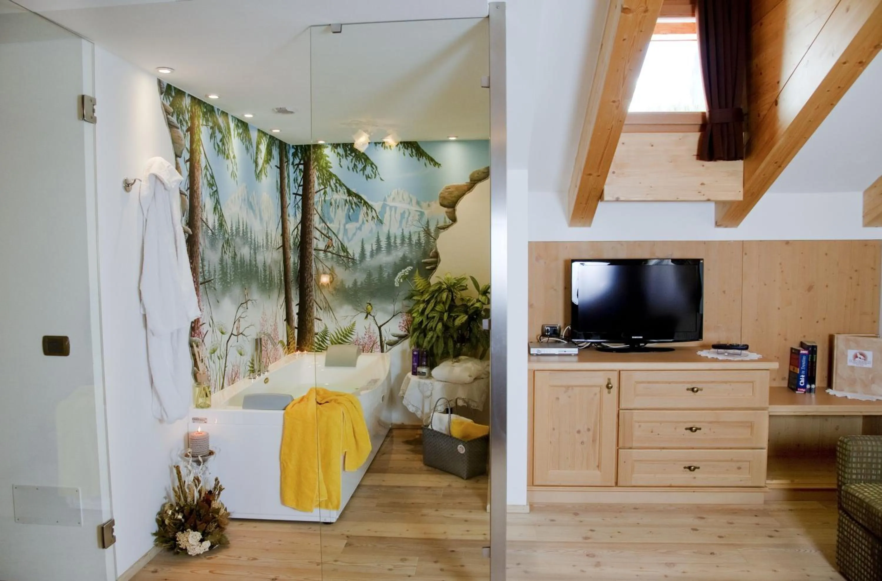 Seating area in Wellness Hotel Lupo Bianco