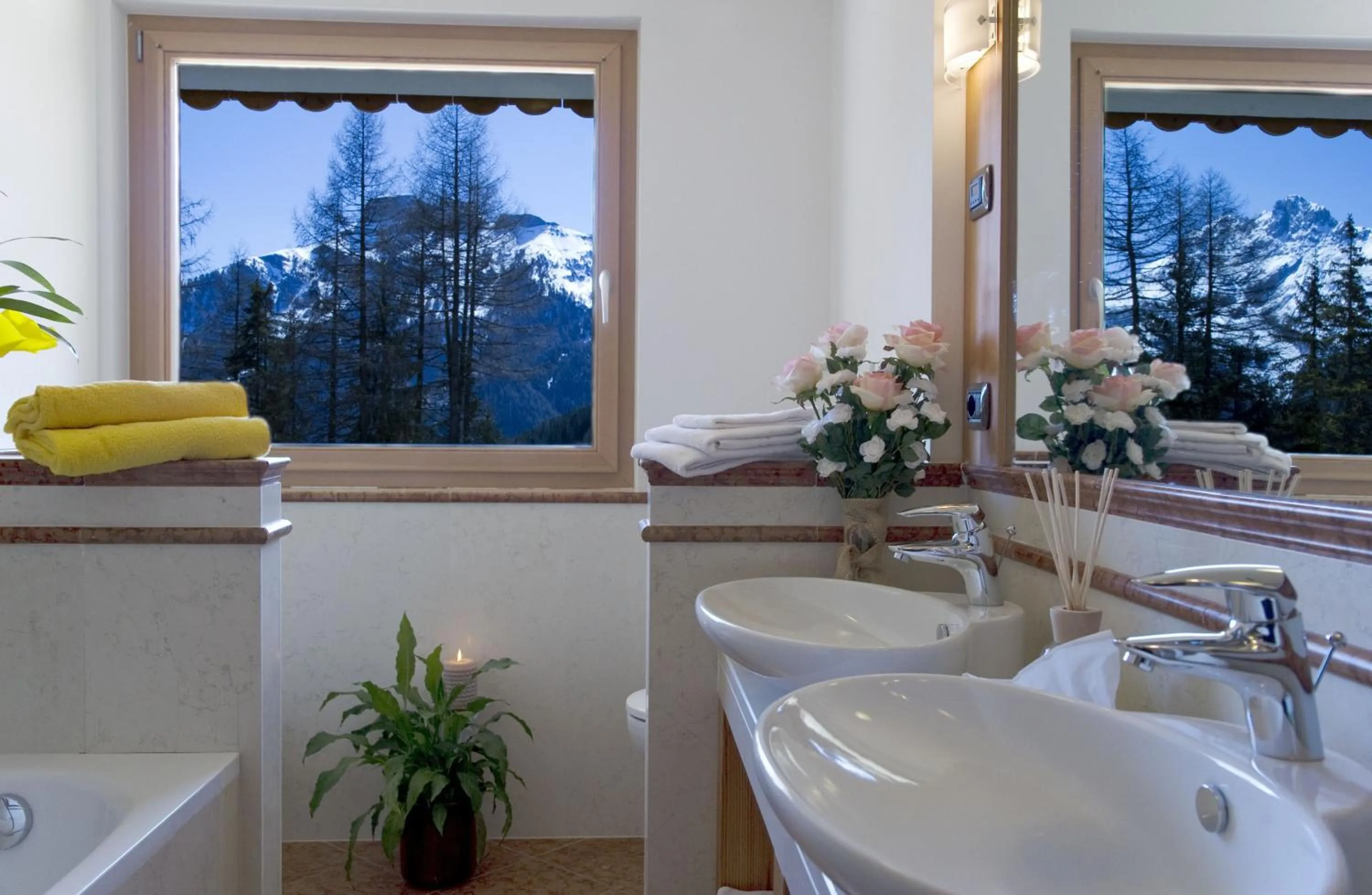 Bathroom in Wellness Hotel Lupo Bianco