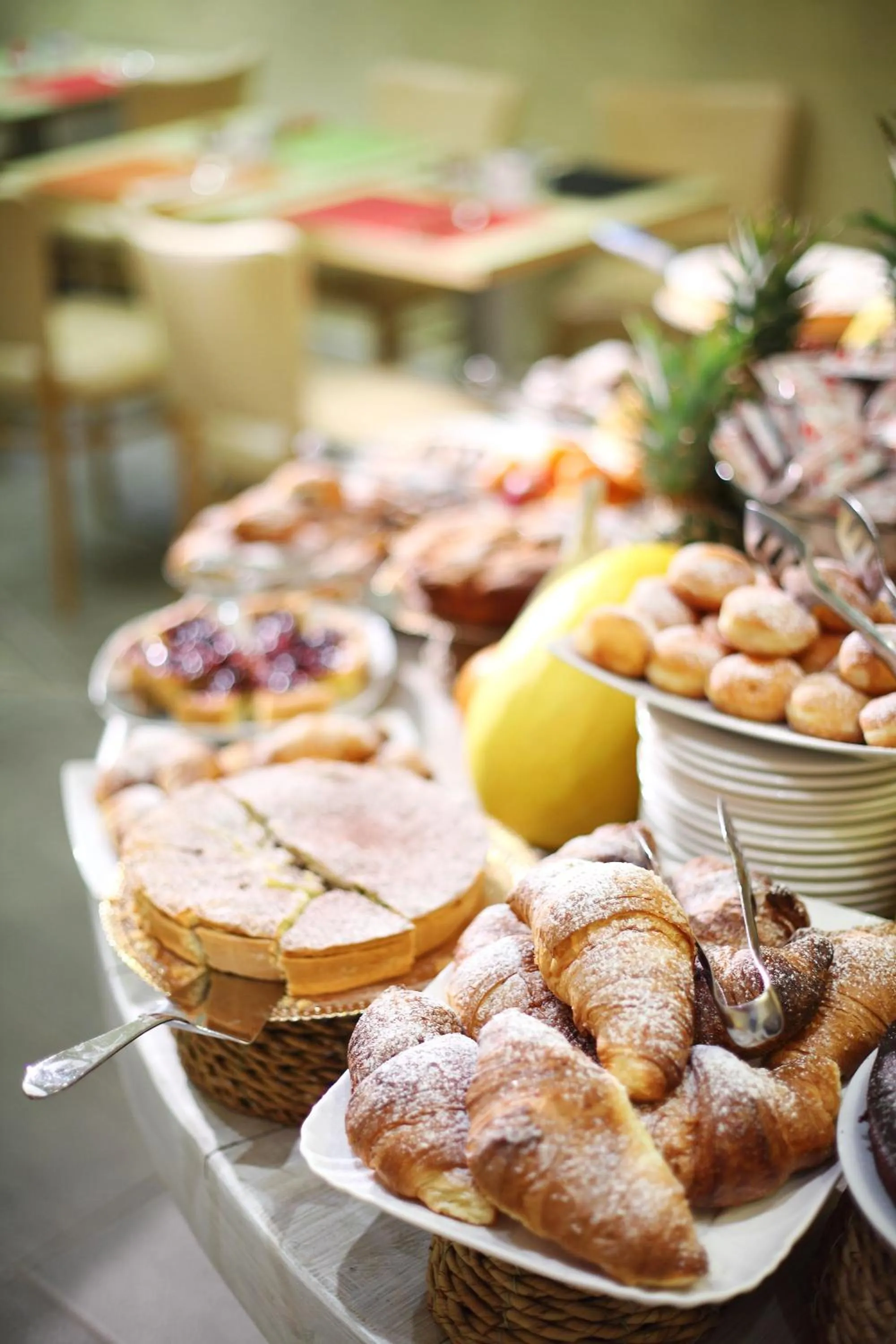 Continental breakfast in Hotel Trieste