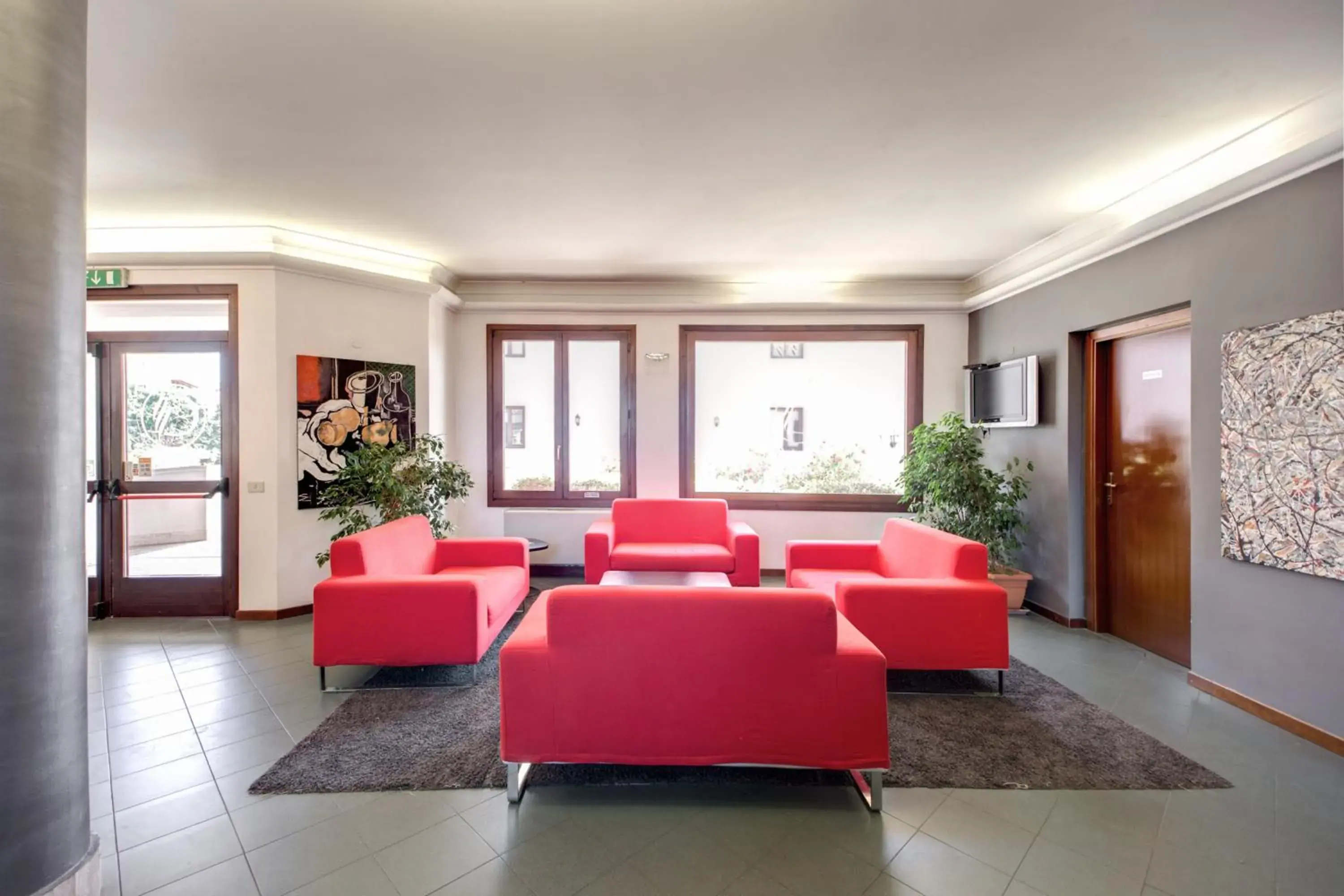 Lobby or reception, Bed in Hotel Alba Roma Lobby or reception, Bed in Hotel Alba Roma