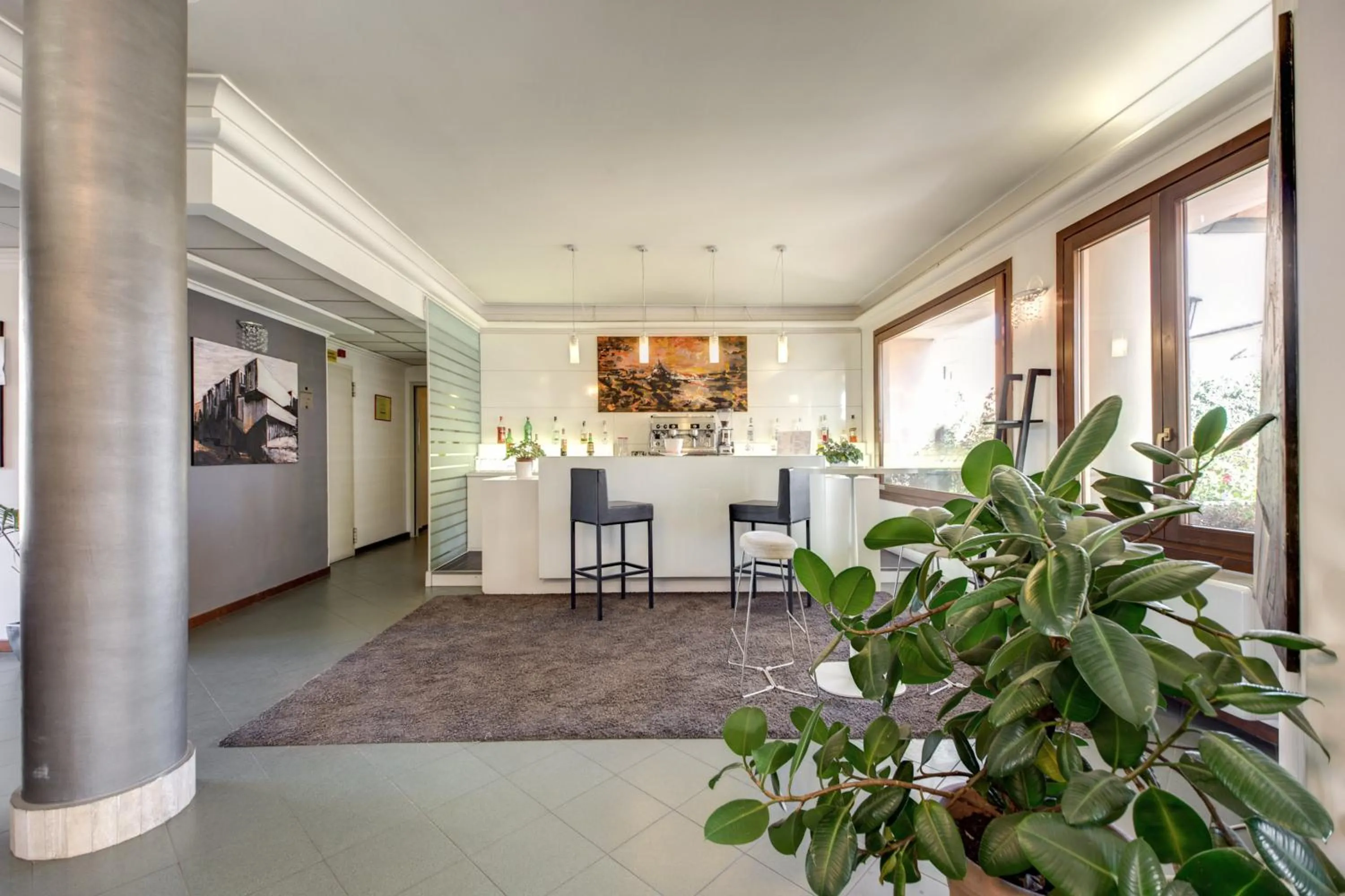 Lobby or reception in Hotel Alba Roma