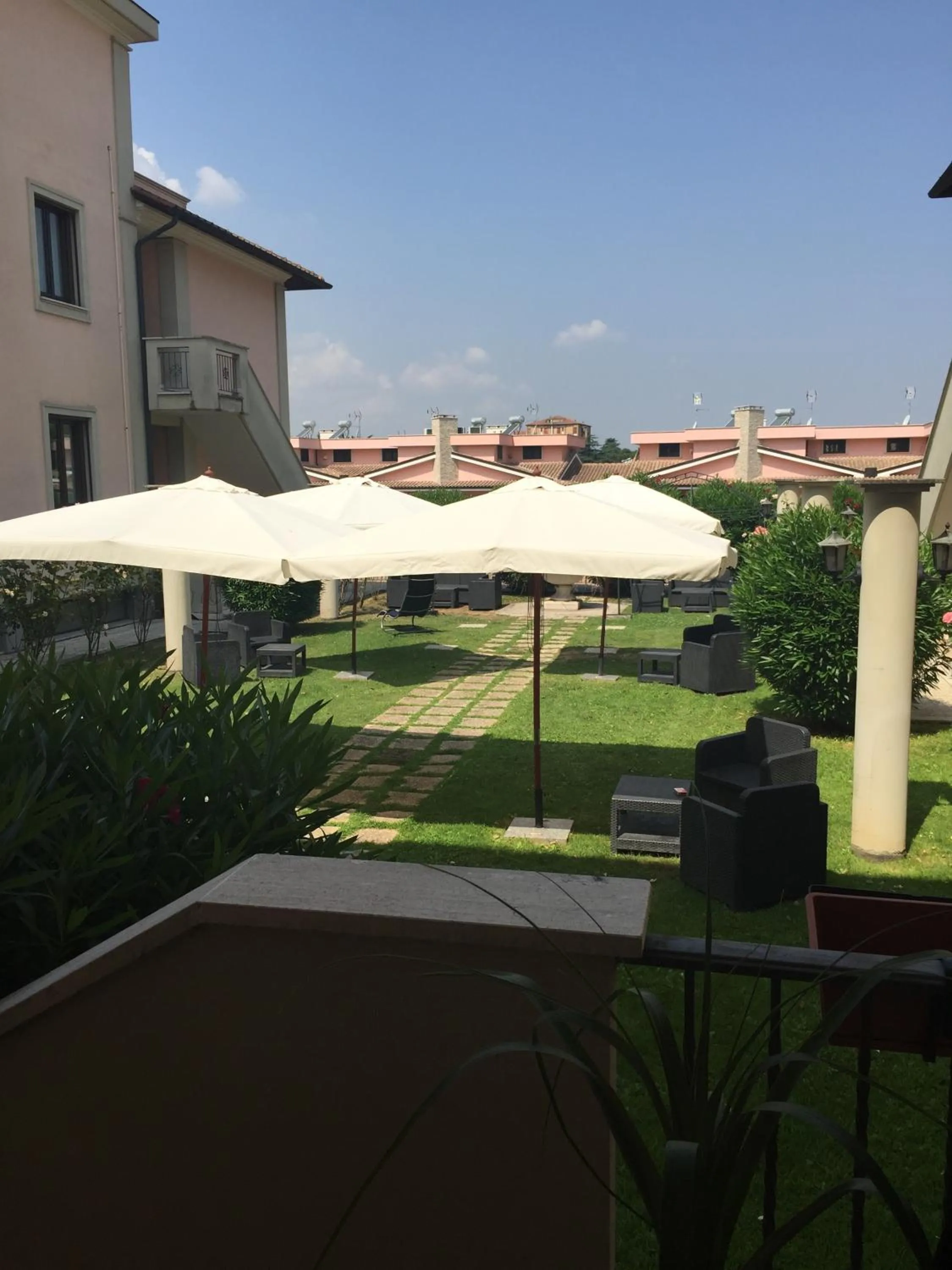Patio in Hotel Alba Roma
