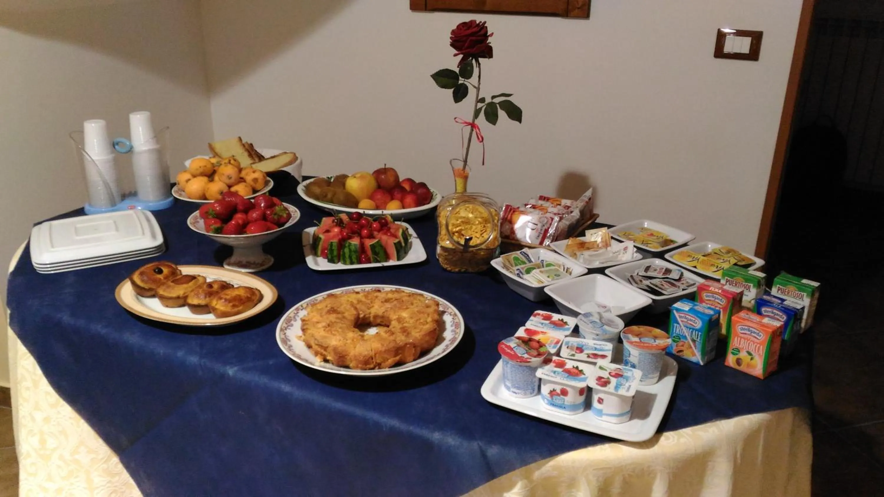 Food and drinks in B&B MareIncantato