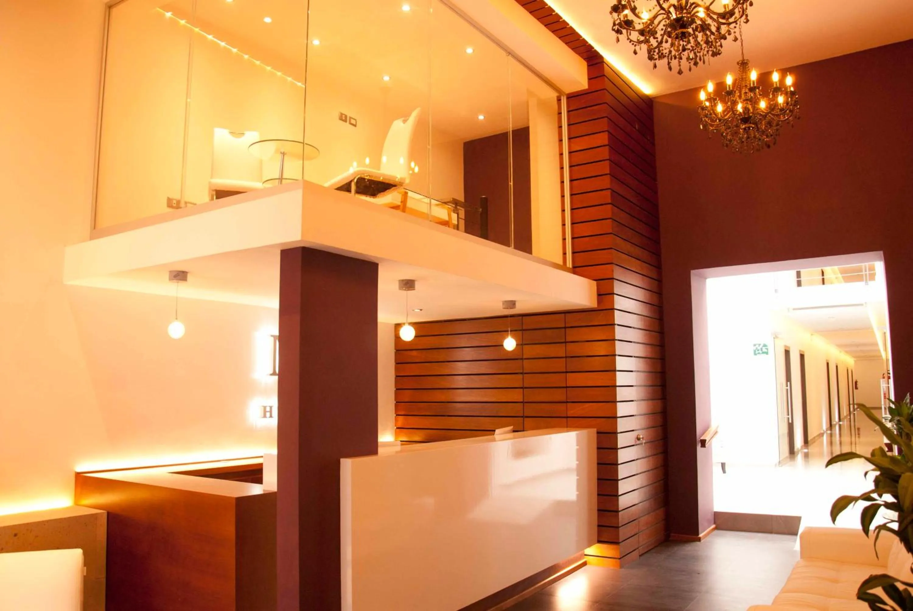 Lobby or reception in Hotel MS