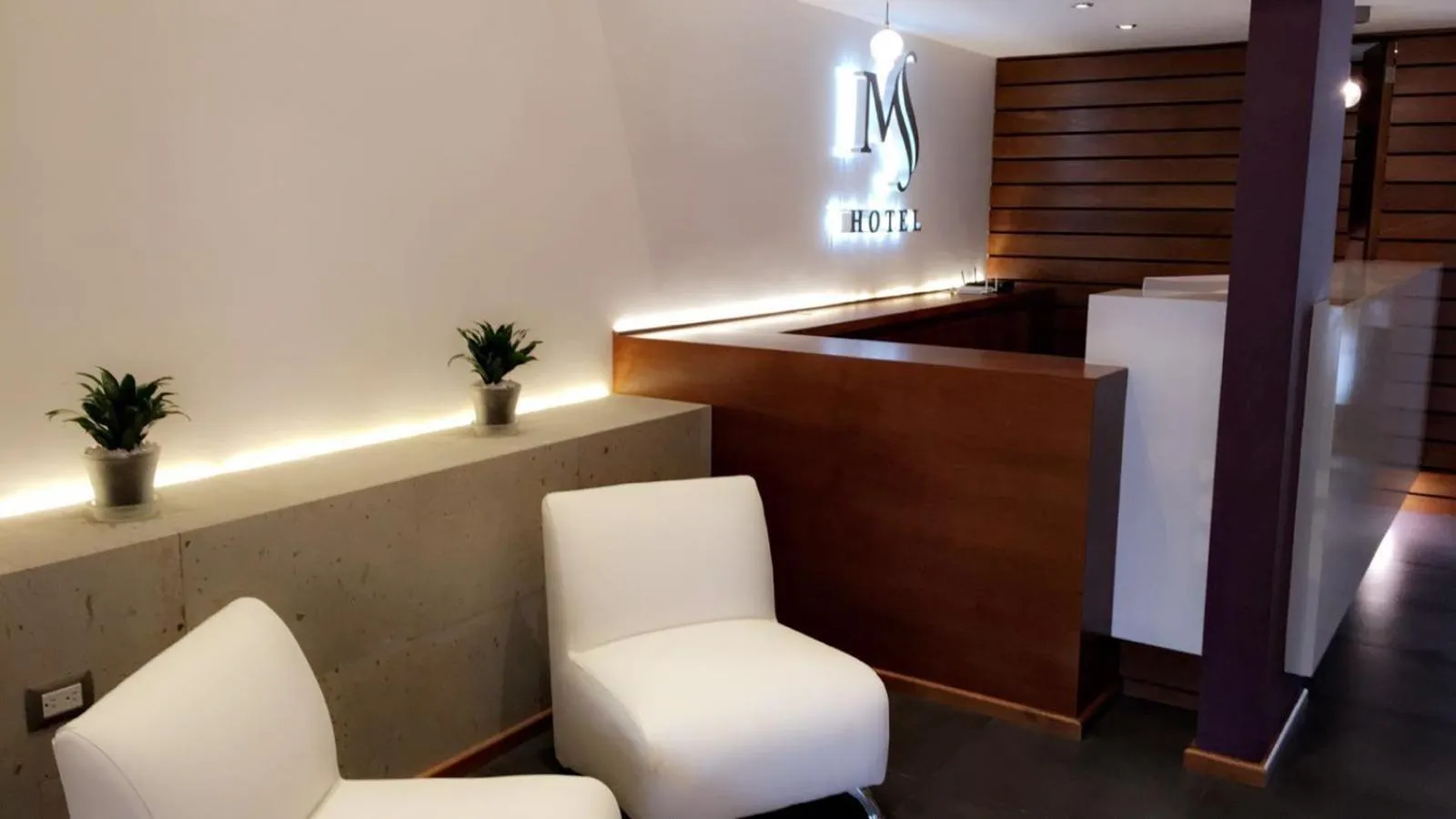 Lobby or reception in Hotel MS