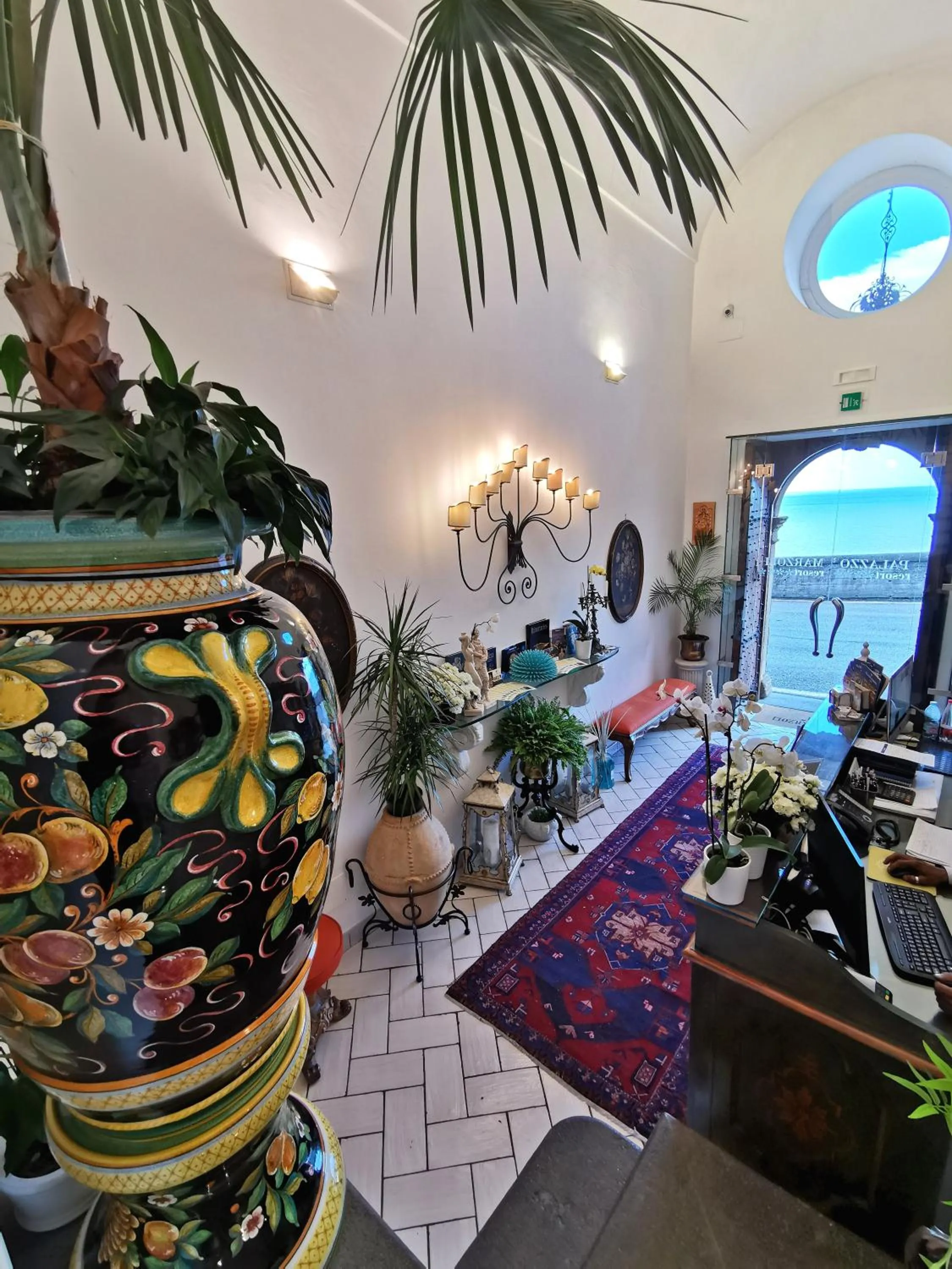 Lobby or reception in Palazzo Marzoli charme Resort - Small Luxury Hotel