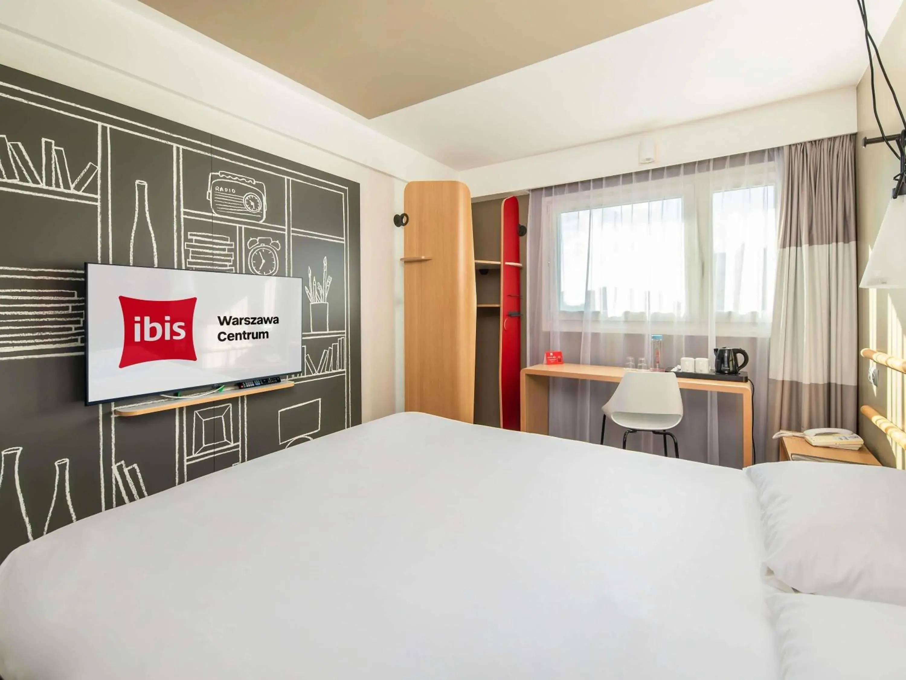 Property building, Bed in ibis Warszawa Centrum Property building, Bed in ibis Warszawa Centrum