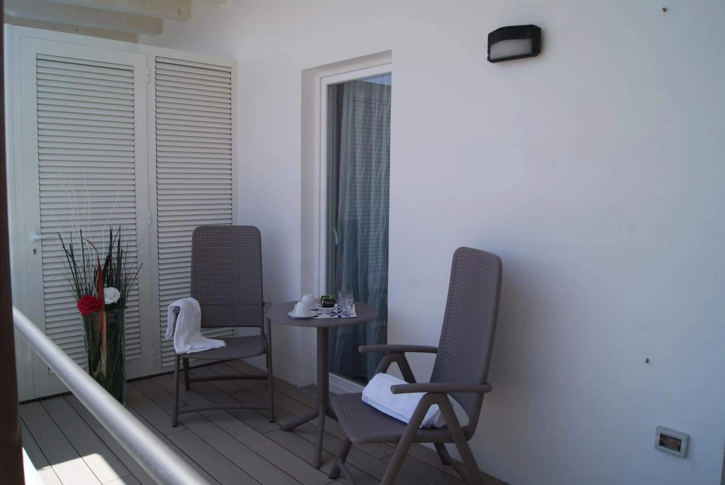 Balcony/Terrace in Hotel Residence Sanremo