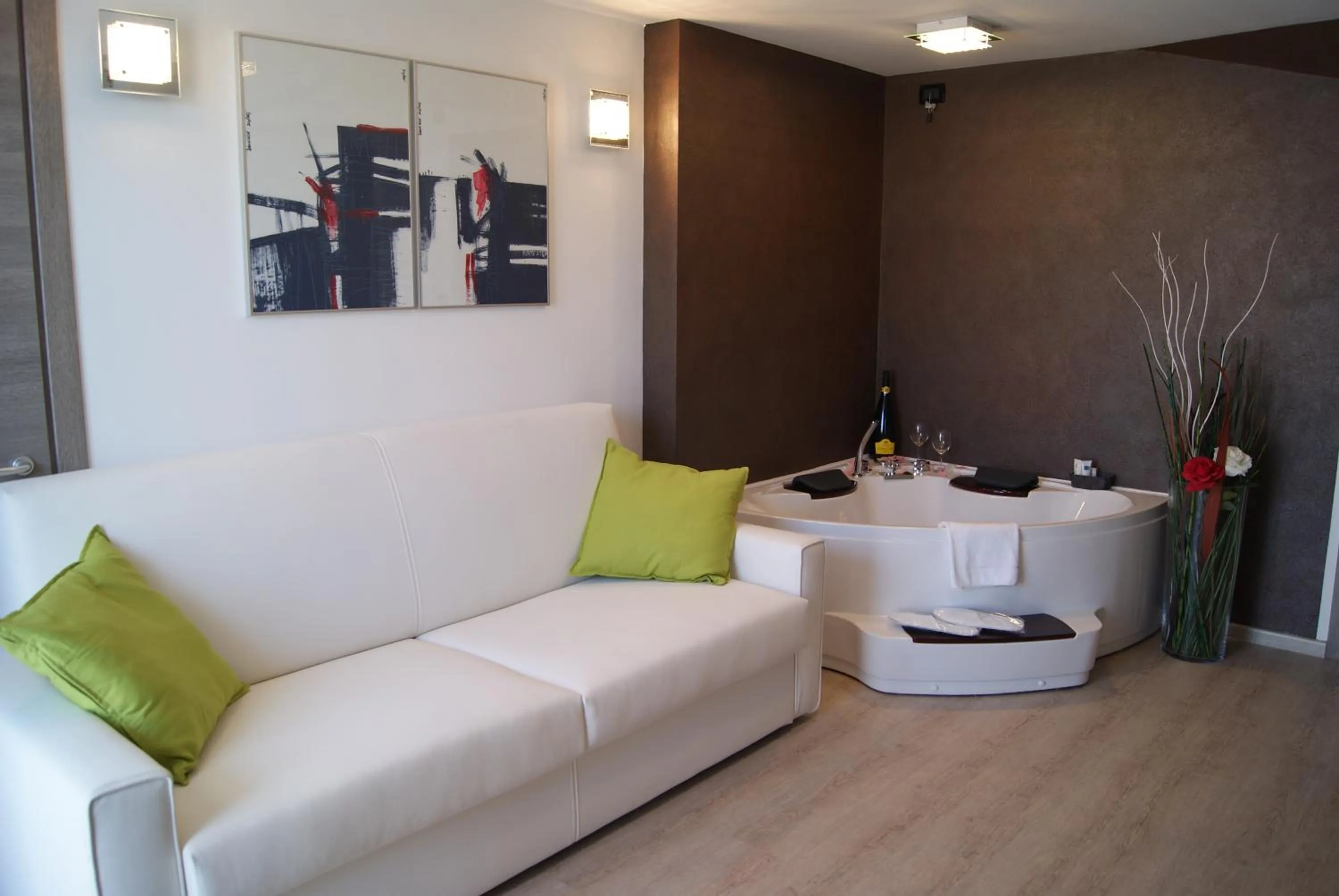 Living room in Hotel Residence Sanremo