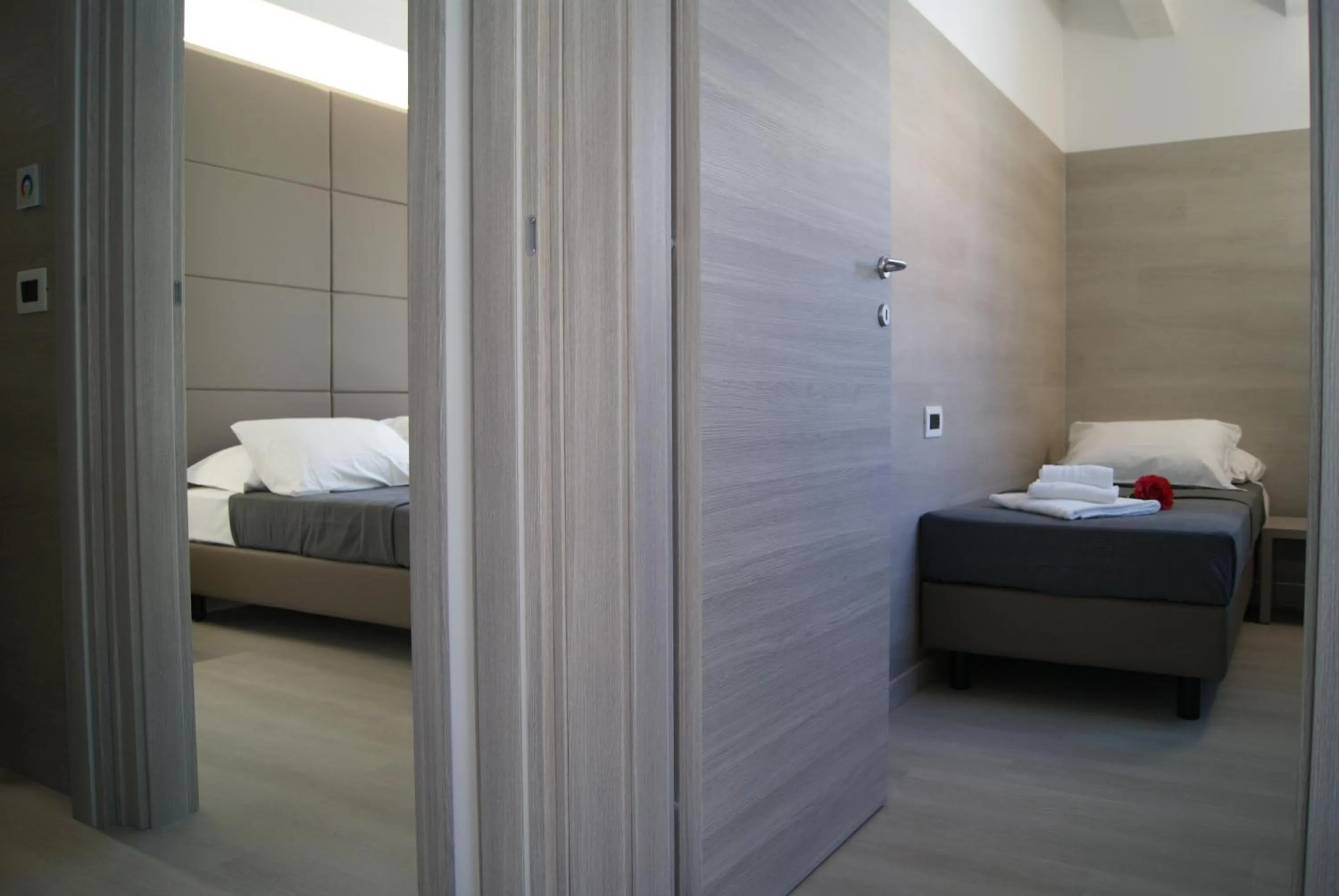 Bedroom, Bed in Hotel Residence Sanremo