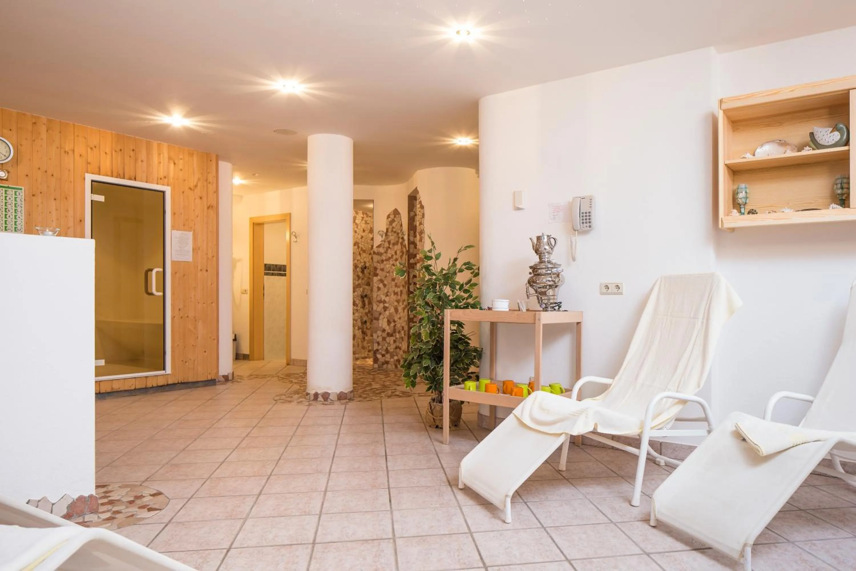 Sauna in Naturhotel Miraval
