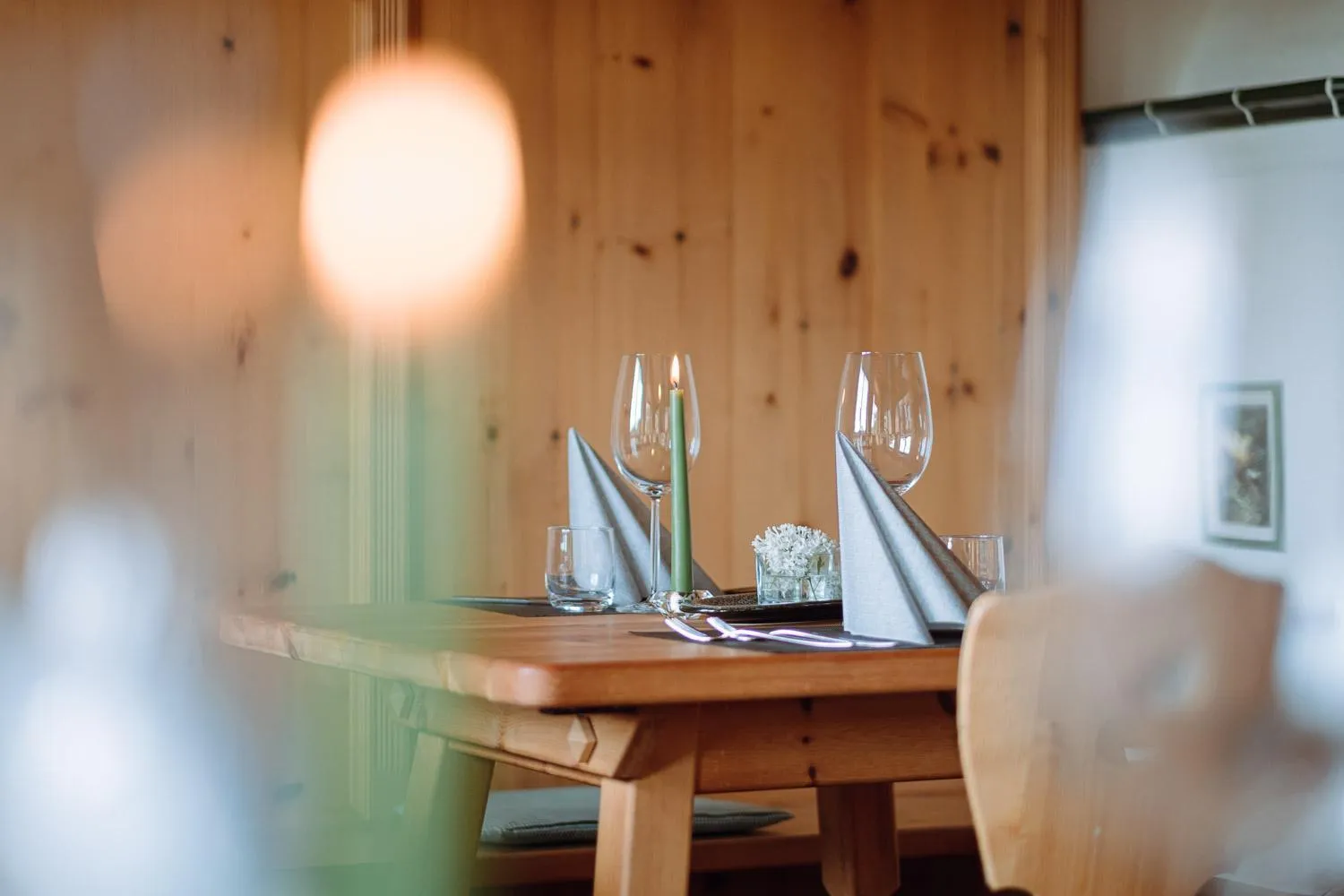 Dining area in Naturhotel Miraval
