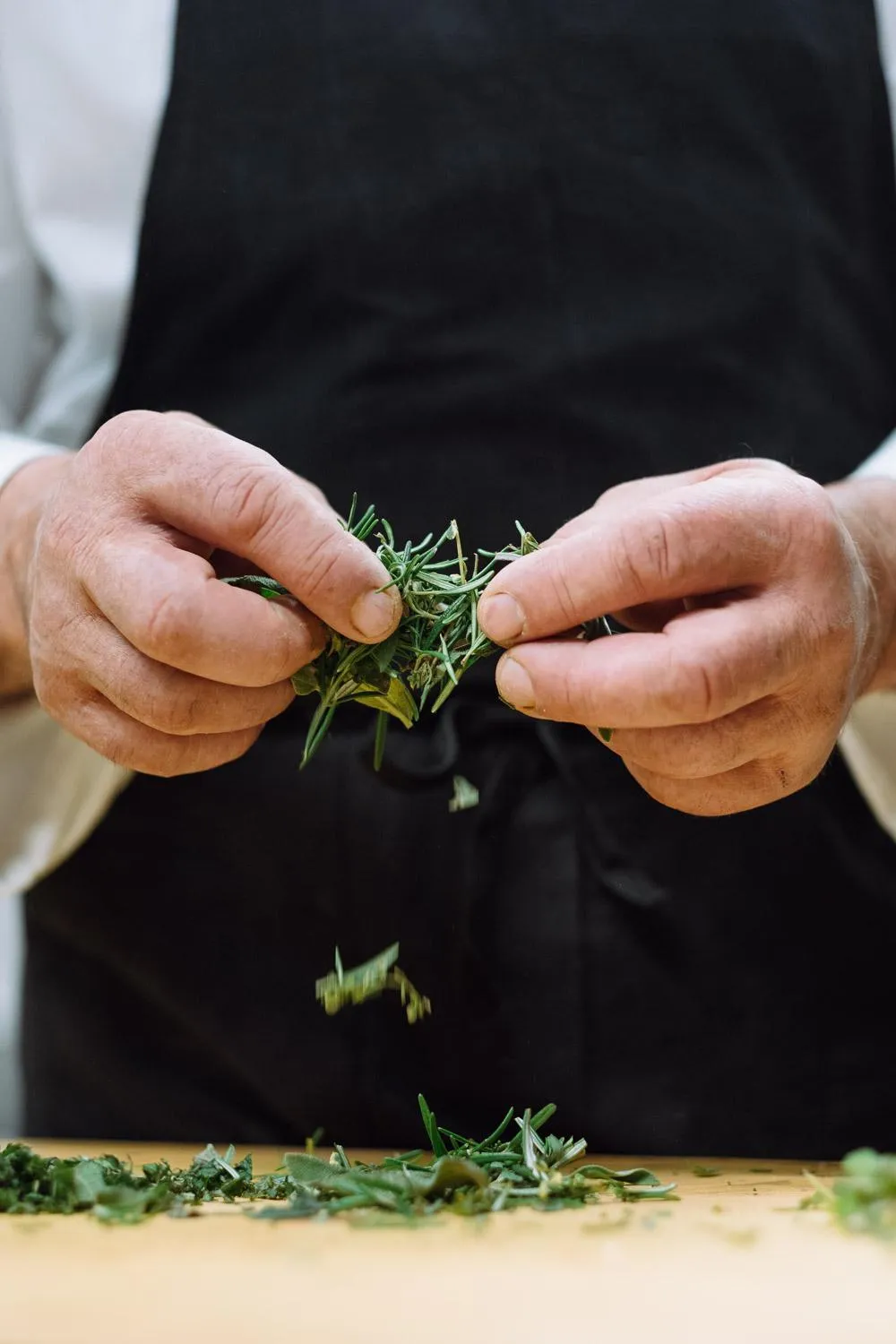 kitchen in Naturhotel Miraval
