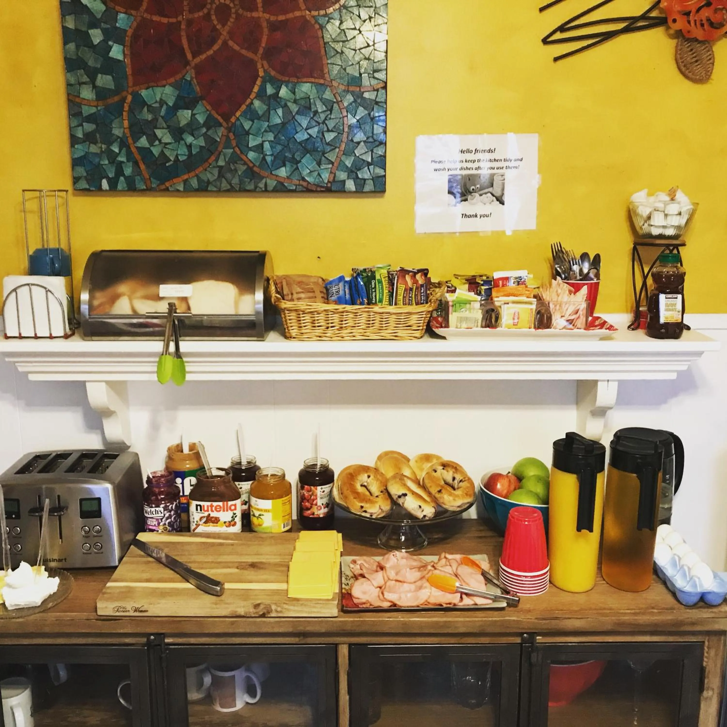 Food and drinks in Madame Isabelle's House