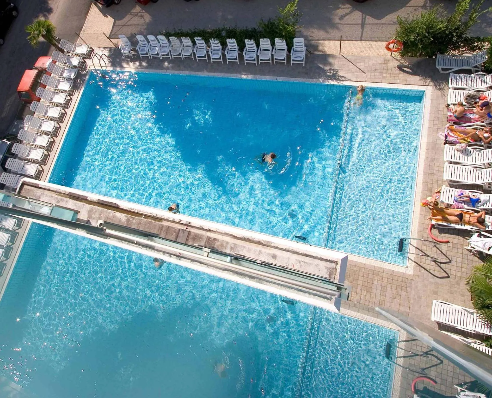 Bird's eye view in Hotel Katja