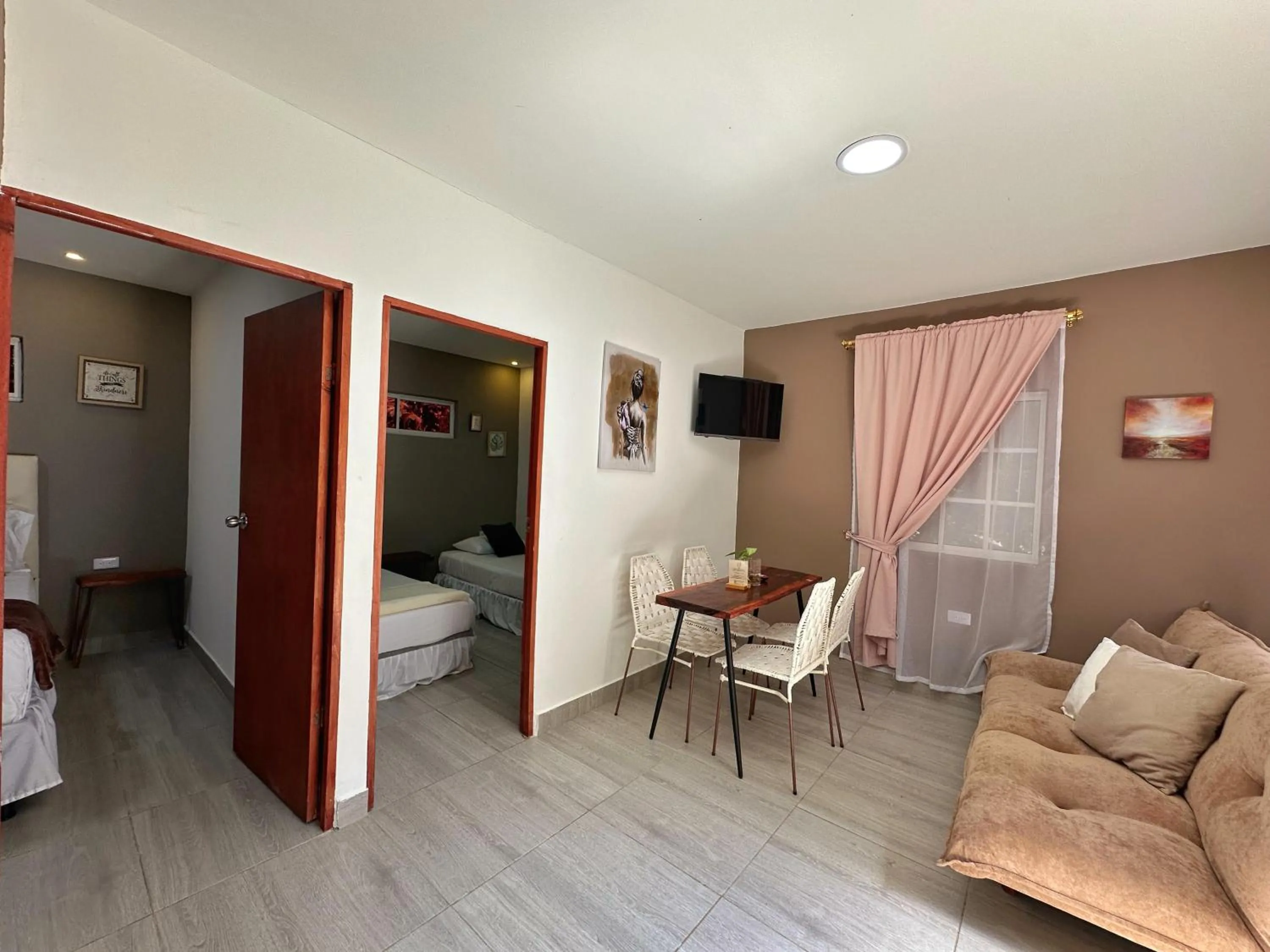 Bed in Hotel La Casablanca Tayrona